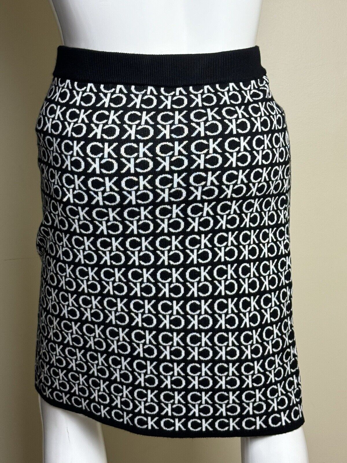 $89 Calvin Klein Women’s Straight Pencil Logo Skirt Sz L