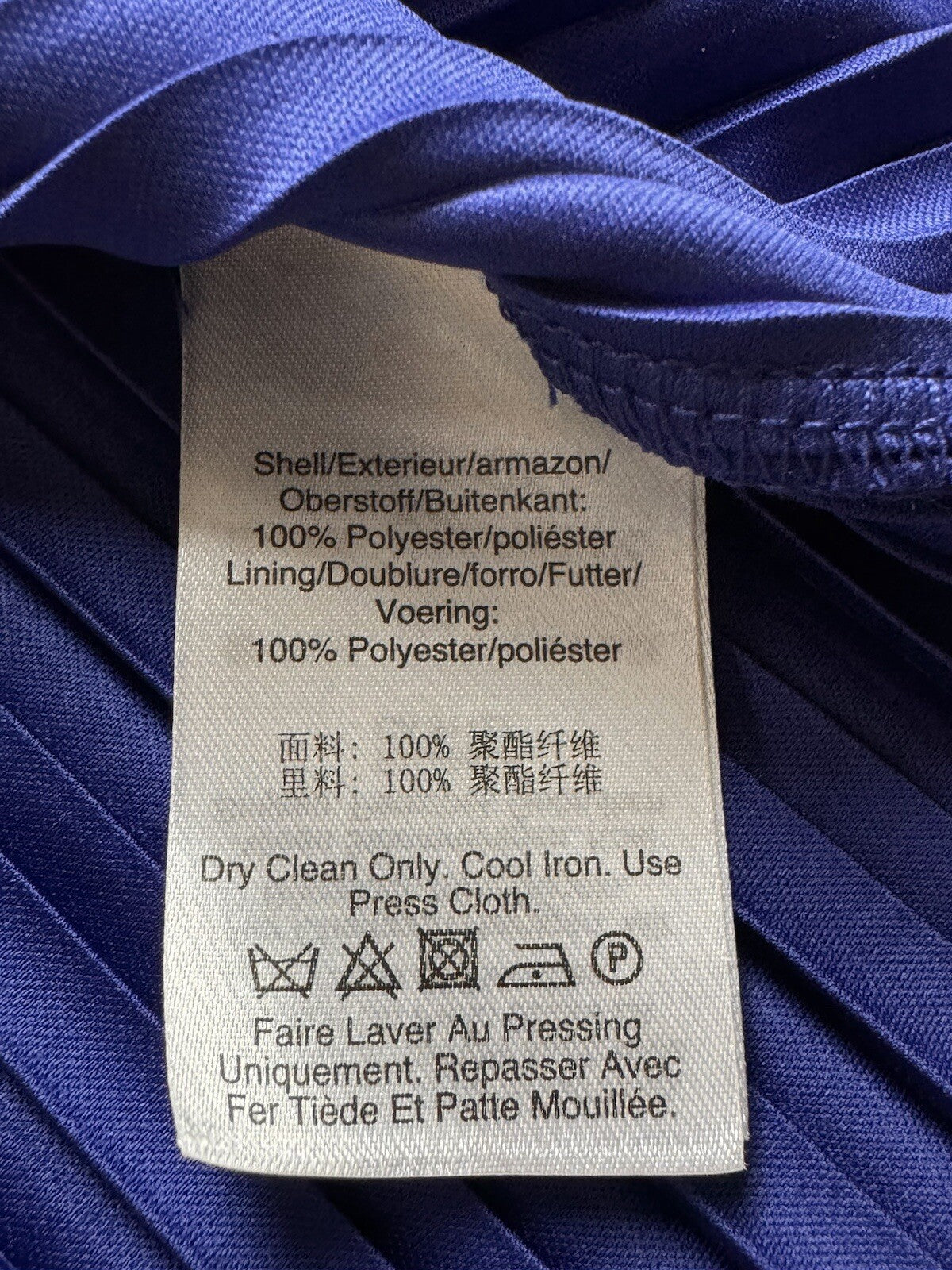 $129 DKNY Women’s Blue Sleeveless Dress Size 10. (B.78)