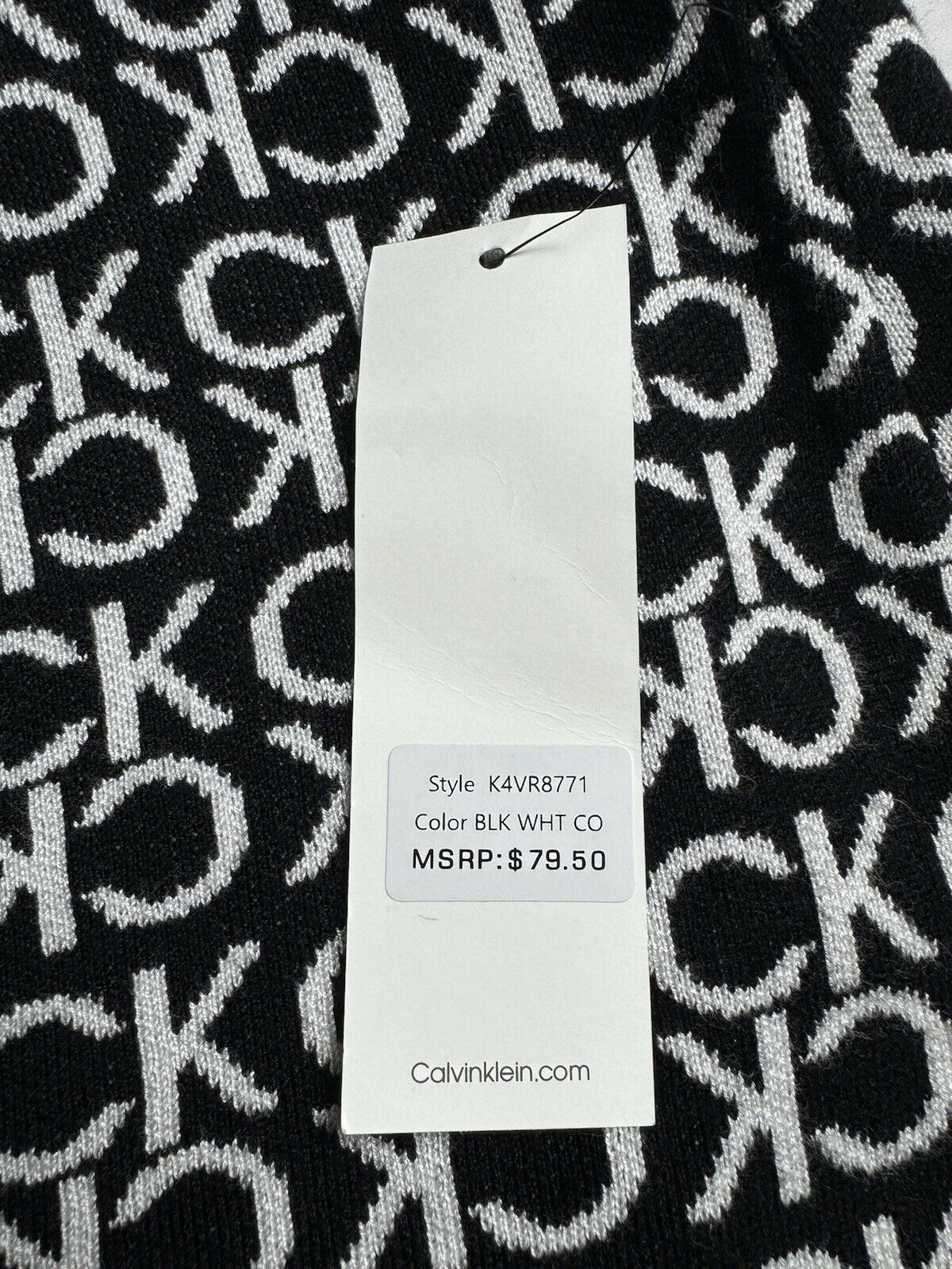 $89 Calvin Klein Women’s Straight Pencil Logo Skirt Sz L