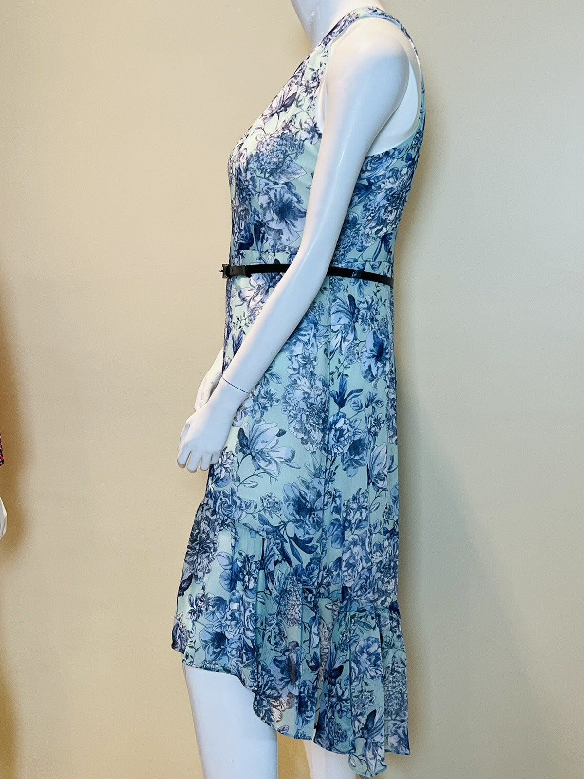 $129 Tommy Hilfiger Floral Sleeveless Dress W/Belt Size 16 (5)