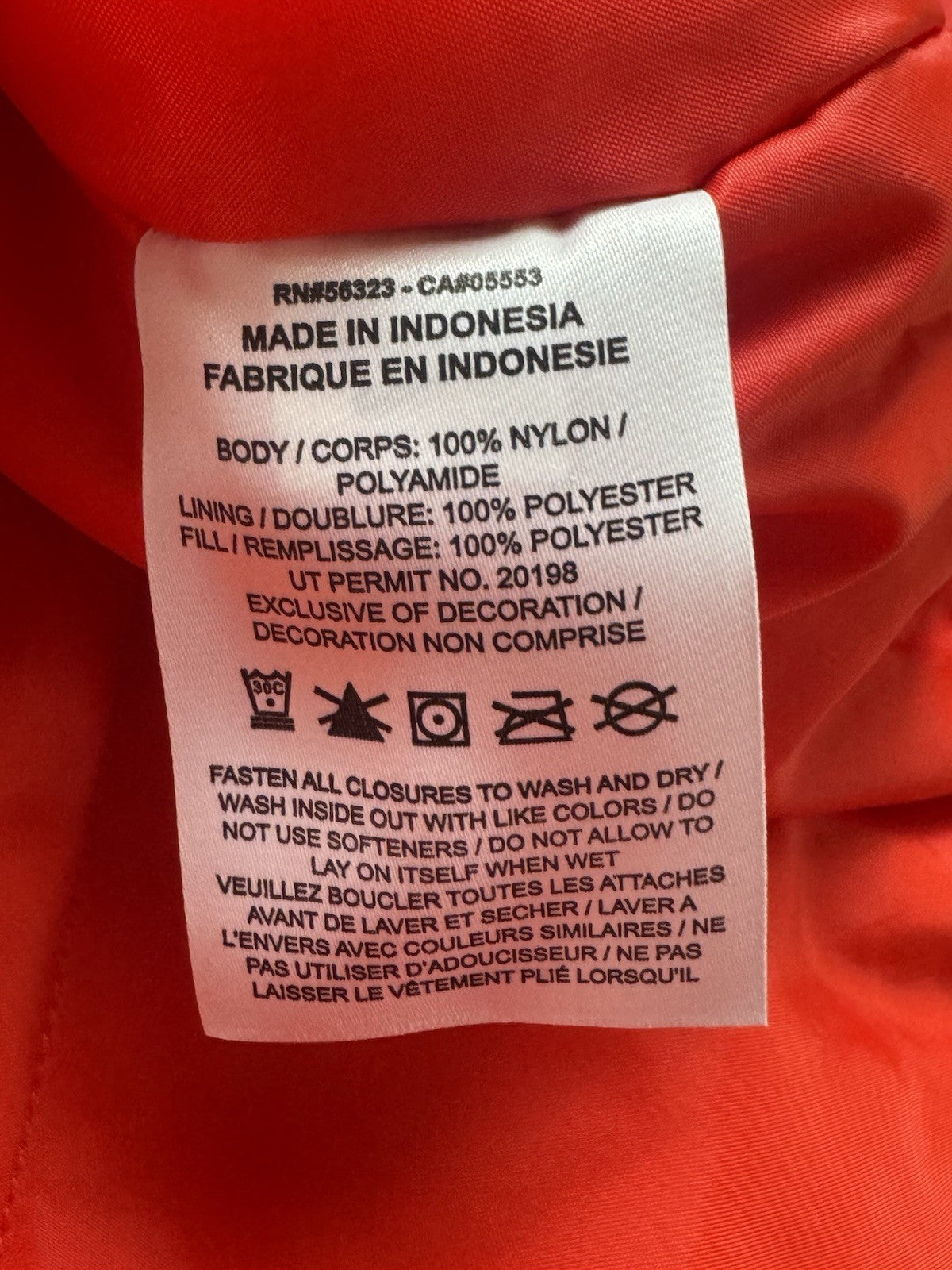 NIKE Women’s Red Long jacket Size L. (B.091)