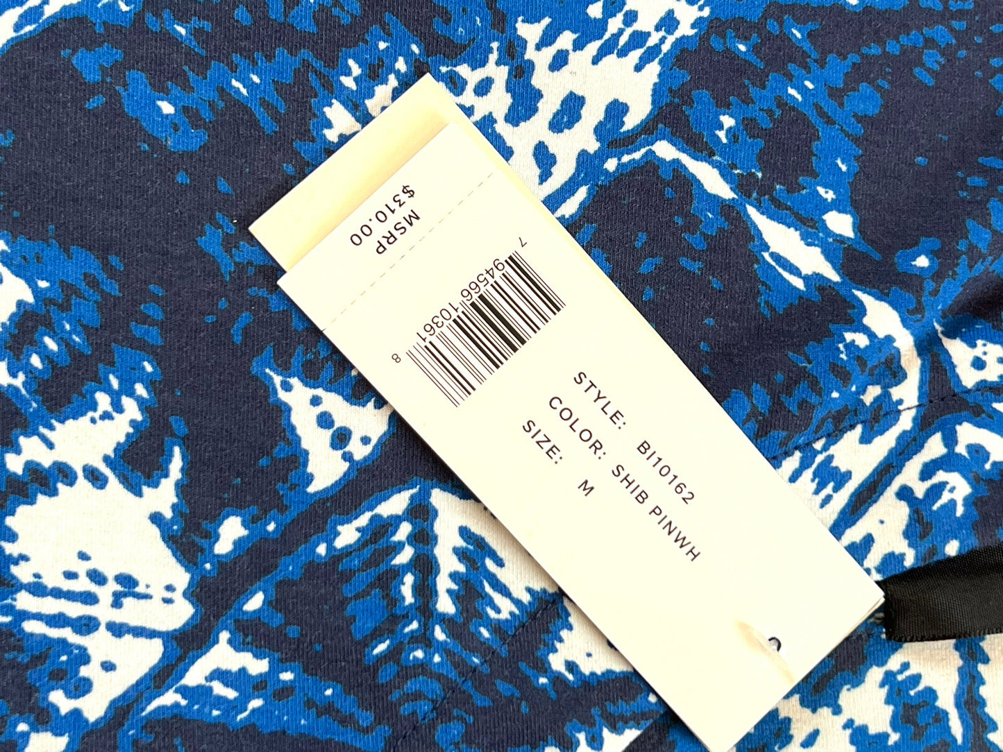 $310 Nicole Miller Women's Long Sleeve Dress Blue Sz M