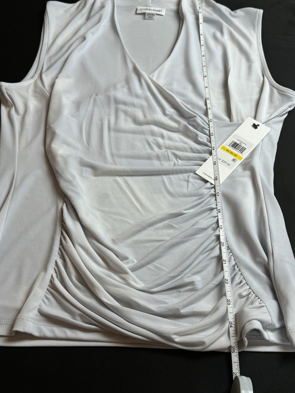 $59 CALVIN KLEIN Sleeveless Blouse Women’s Size M. (B.87)