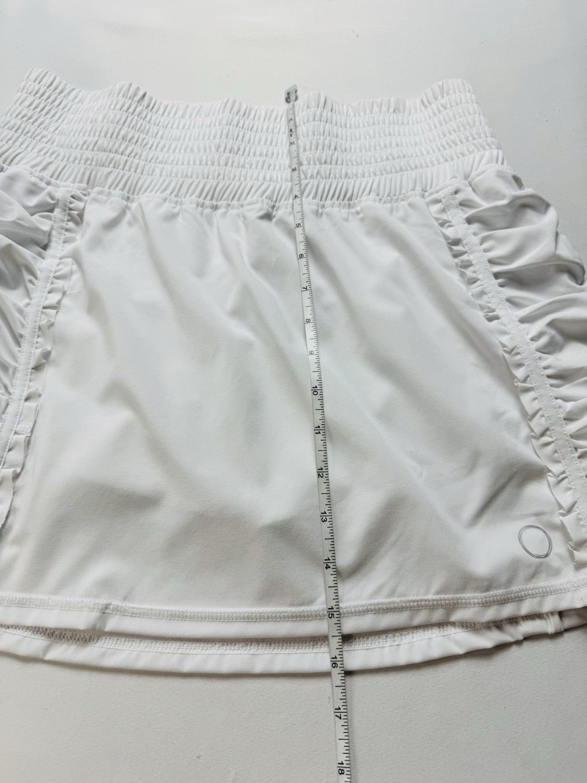The Bubble Ruffled Pleated Golf Tennis Skirt Sz L. (B.156)
