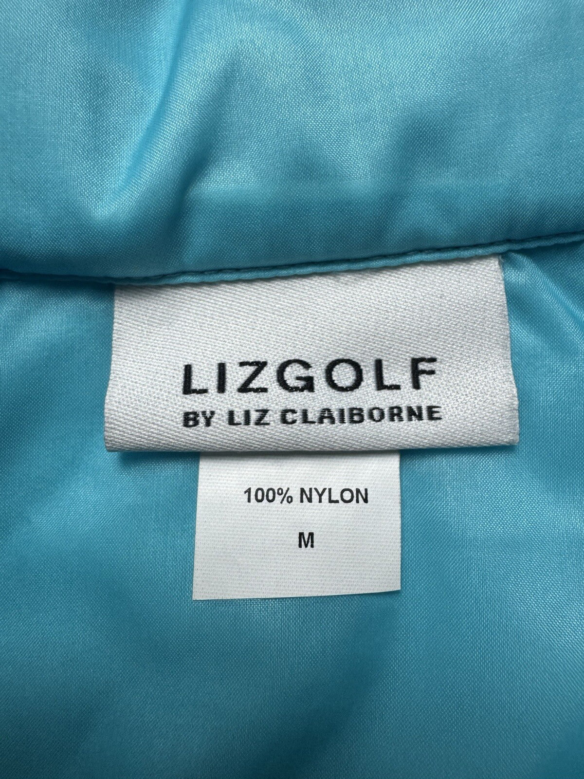 Liz Golf Activewear Polyester Women’s Full Zip Vest Sz M