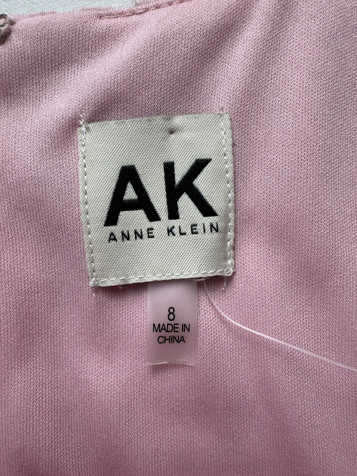 $129 Anne Klein Women's Belted Dress Pink Sz 8. (B.78)