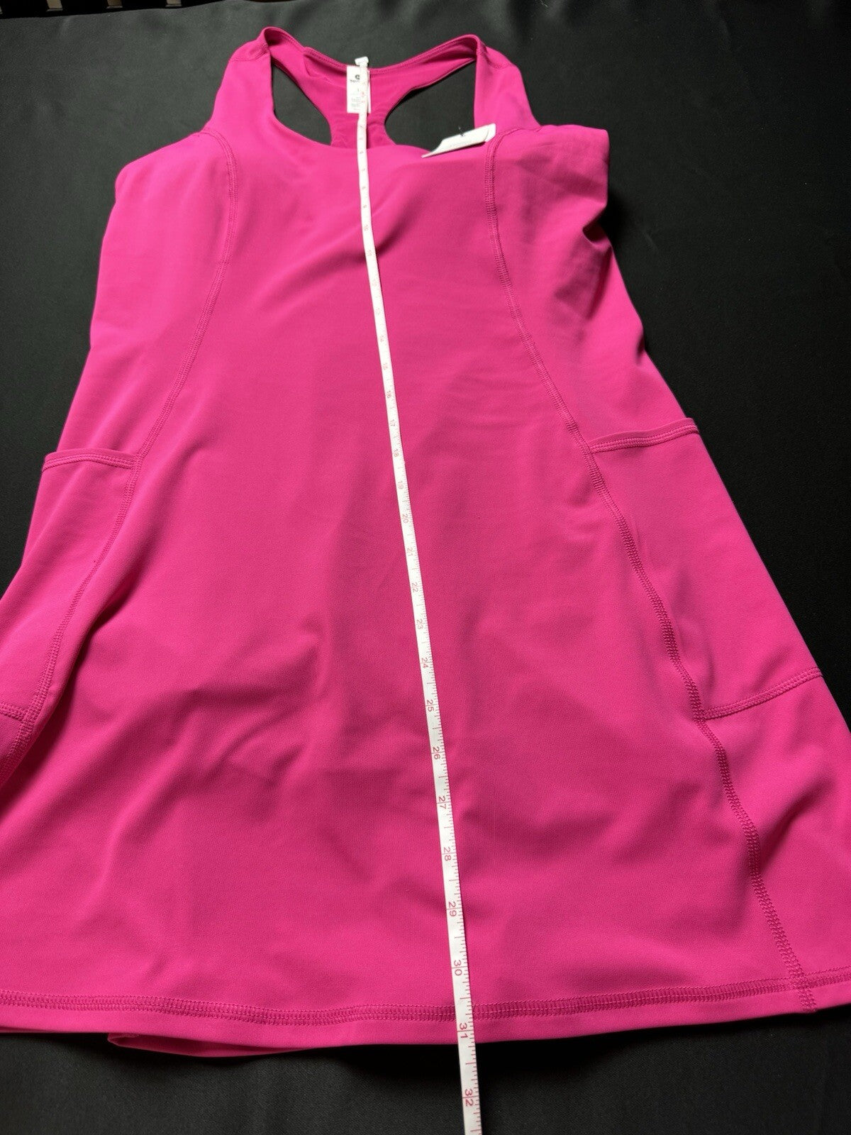 90 Degree By Reflex Airlux Courtside Utility Dress Built-in Bra. Sz L. (B.81)