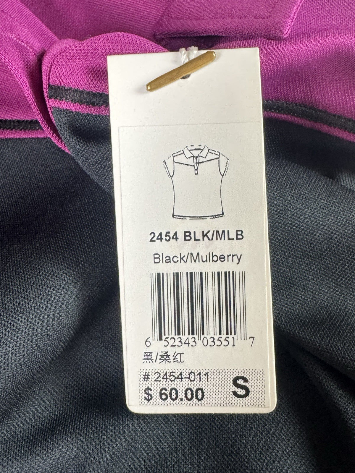 Monterey Club Women's Golf Shirt Short Sleeve Sz S (B.037)