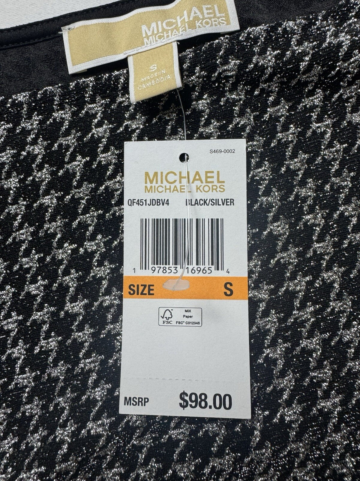 $98 Michael Kors Women’s Top Blouse Sz S. (B.141)