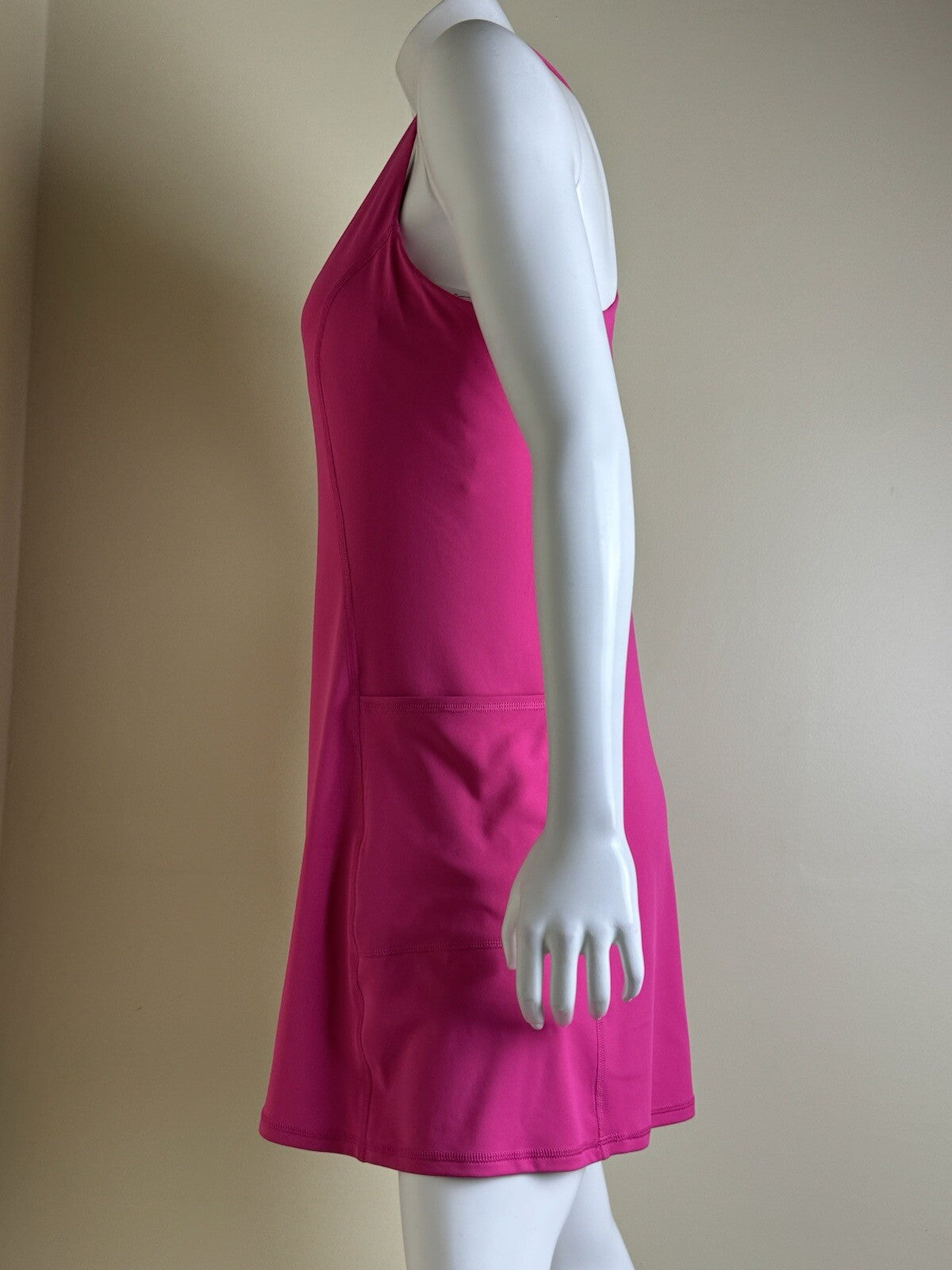 90 Degree By Reflex Airlux Courtside Utility Dress Built-in Bra. Sz L. (B.81)