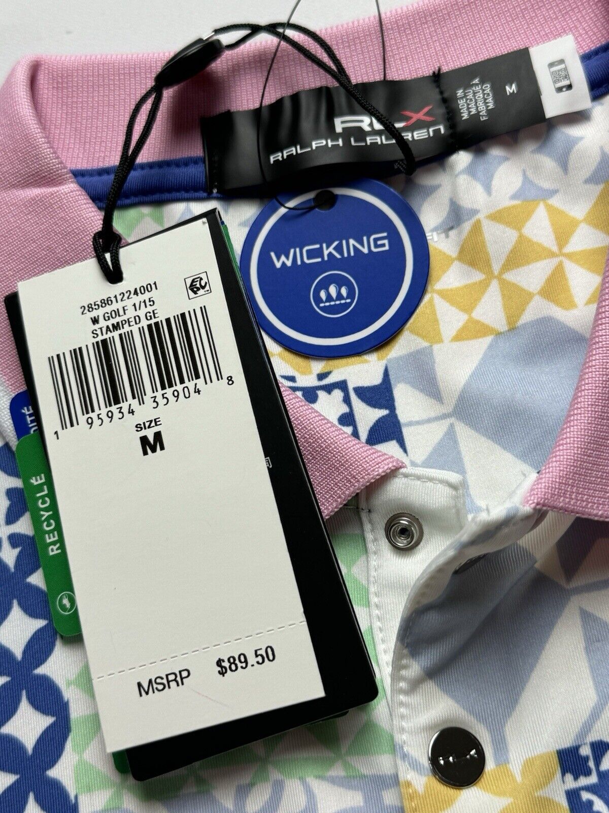 $89 Ralph Lauren Women’s Golf Polo Shirt Size M (B.77)