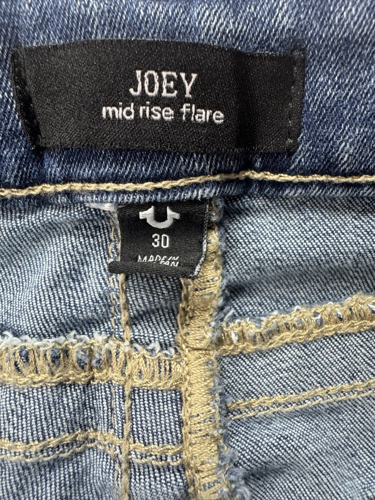 $159 True Religion Women’s Joey Jeans Sz 30. . (B.147)