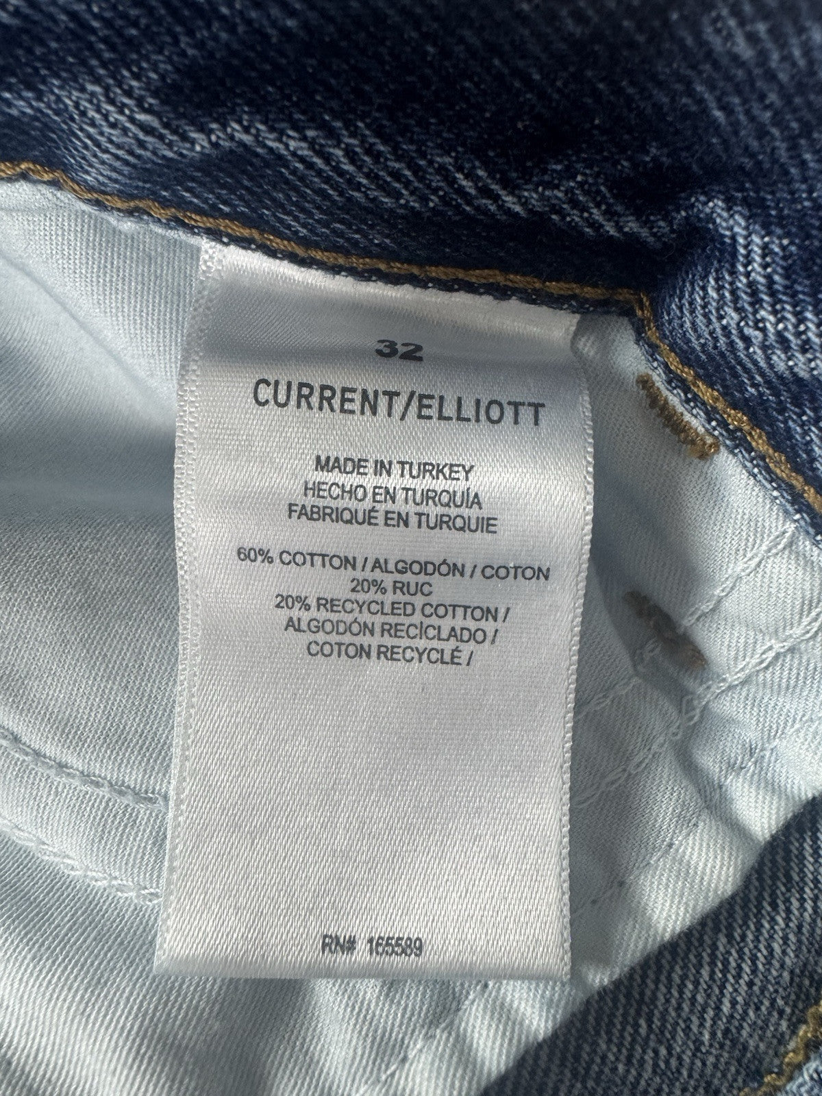 $188 Current/Elliott Women’s Wide Leg Jeans Sz 32. (B.114)