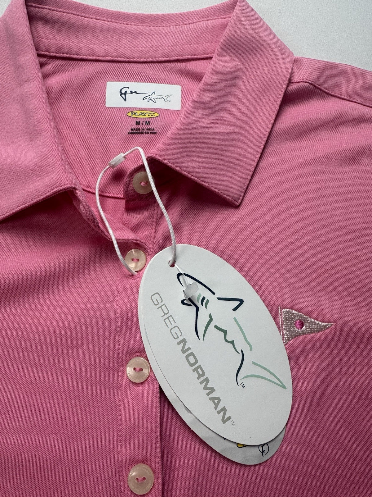 Greg Norman Women's Golf Polo Shirt Sz M (B.33)
