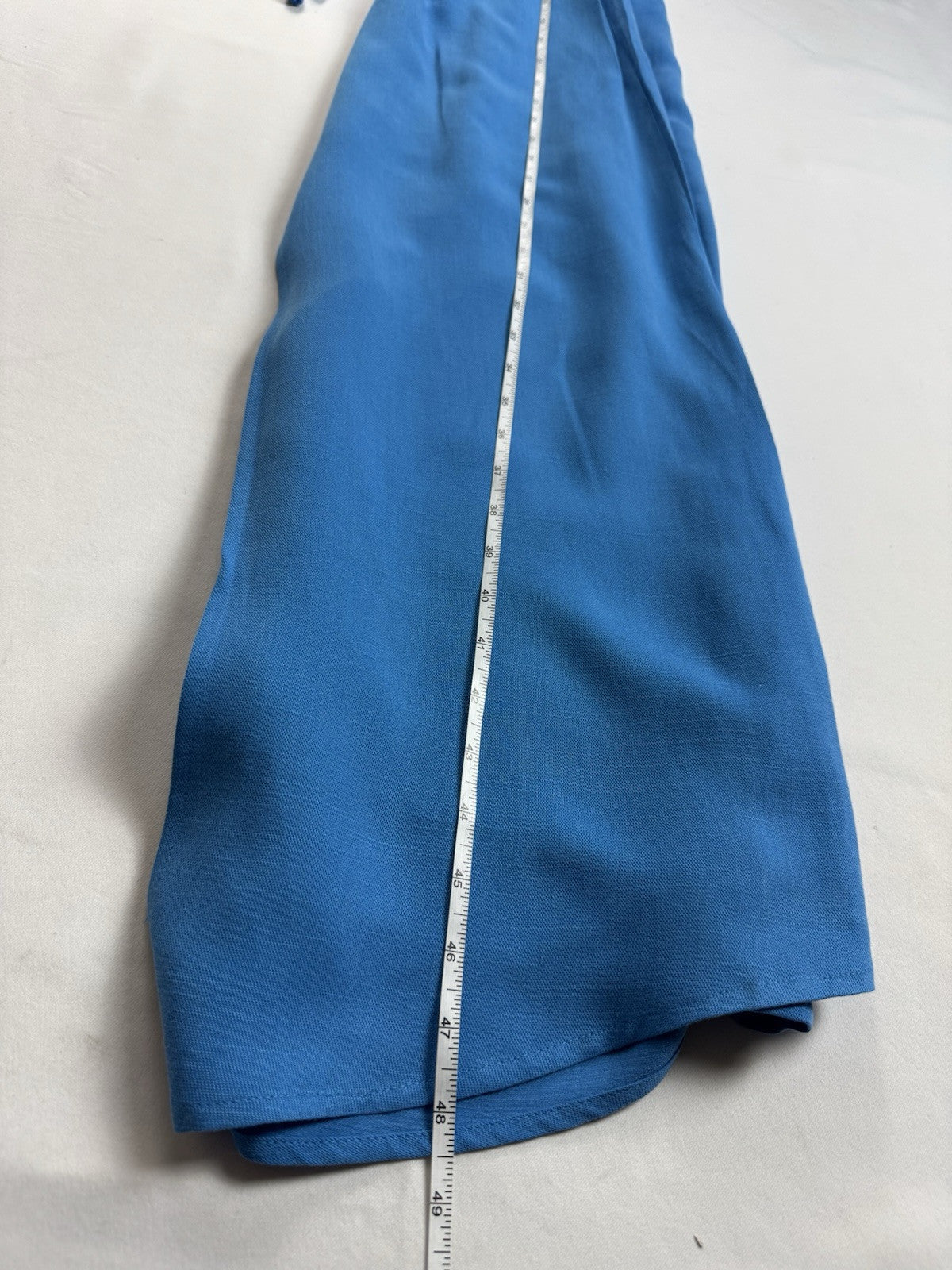 Vix Paula Hermanny Blue Long Dress Sz 6/40 (B.147)