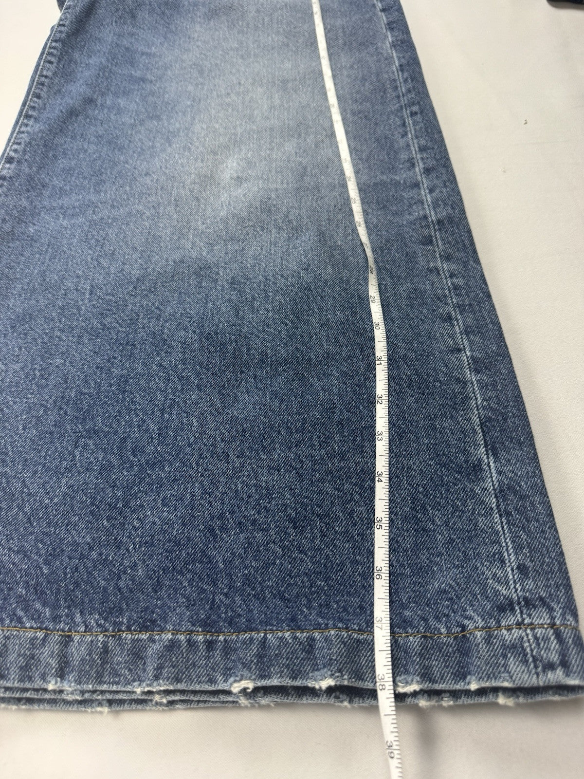 $188 Current/Elliott Women’s Wide Leg Jeans Sz 32. (B.114)
