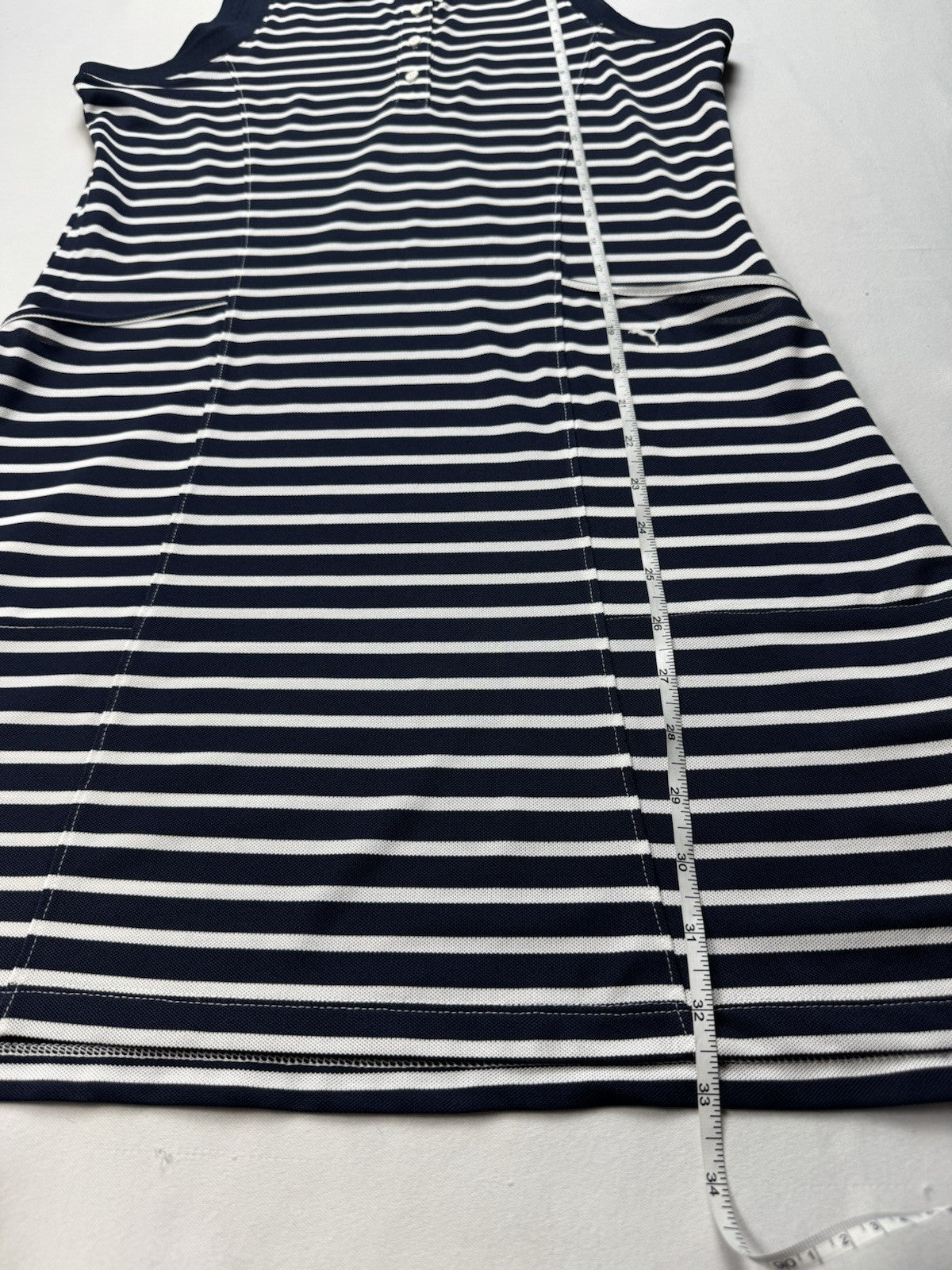 Puma Women’s Polo Stripes Dress W/ Shorts Sz S (B.43)