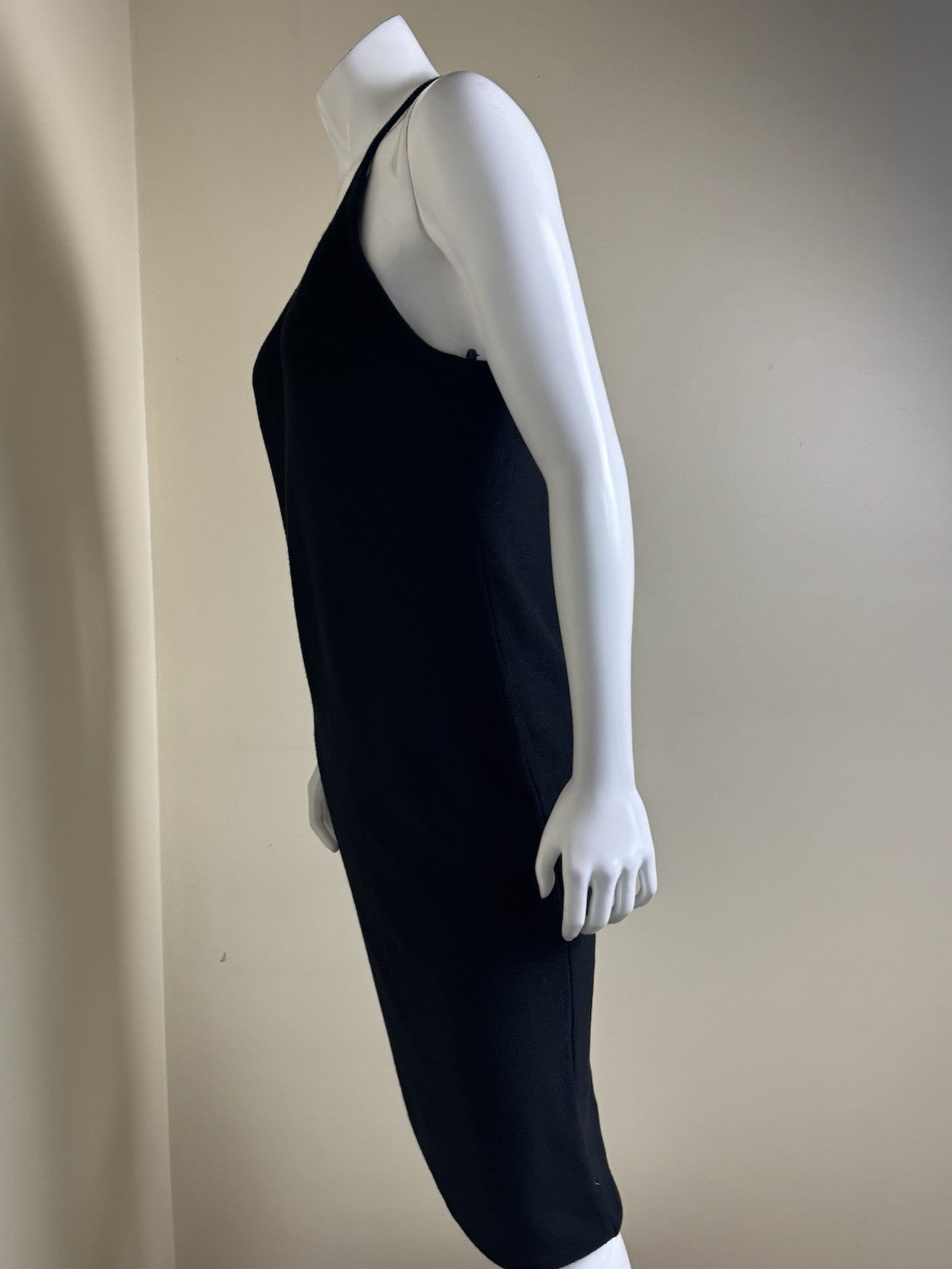 $119 Calvin Klein Women's Knit Black Dress Sz L. (B.43)