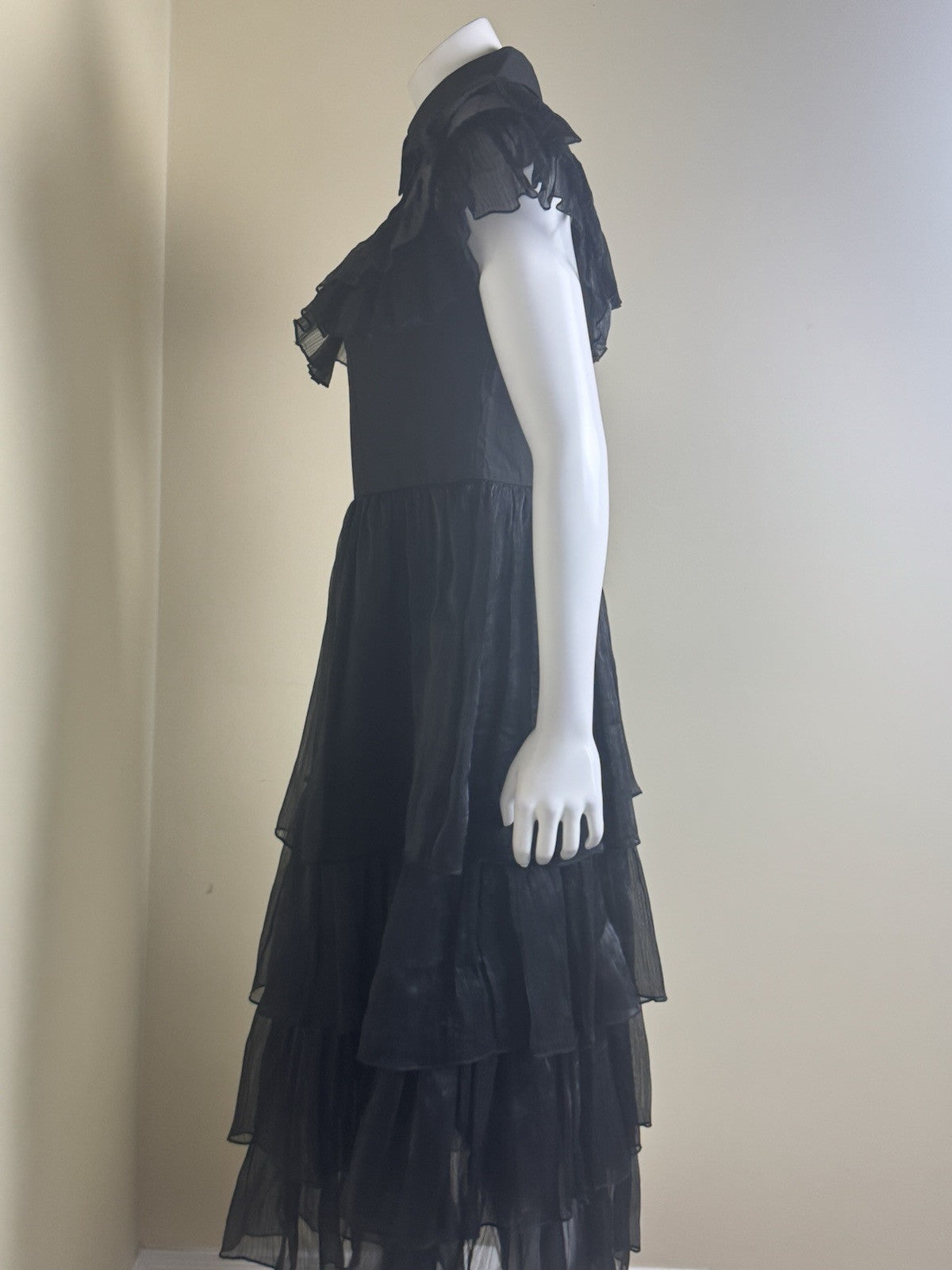Women’s Black Mesh Dress Size M (B.147)