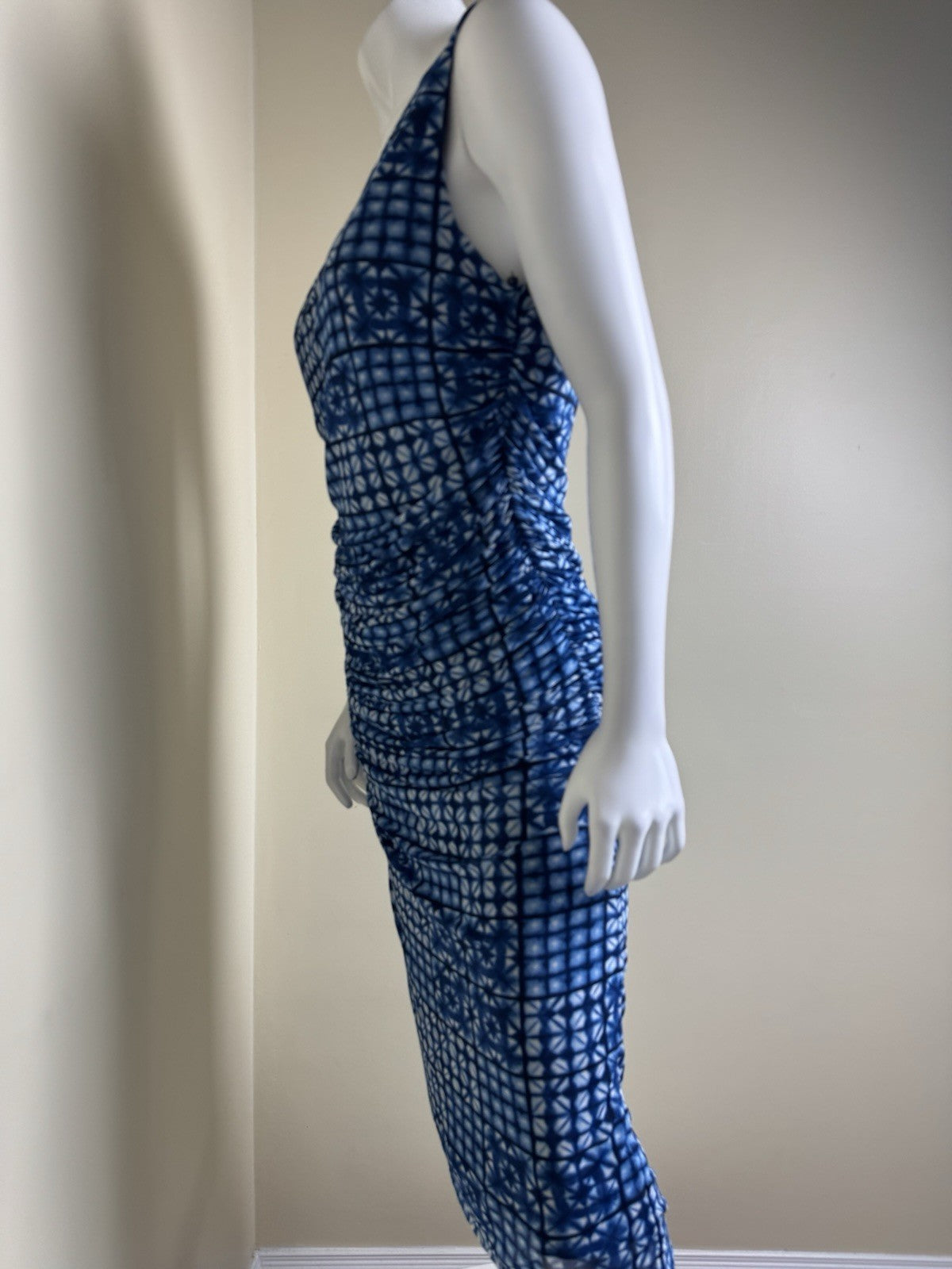 $119 Tommy Hilfiger Women’s Blouson Blue Dress Sz 14 (B.149)