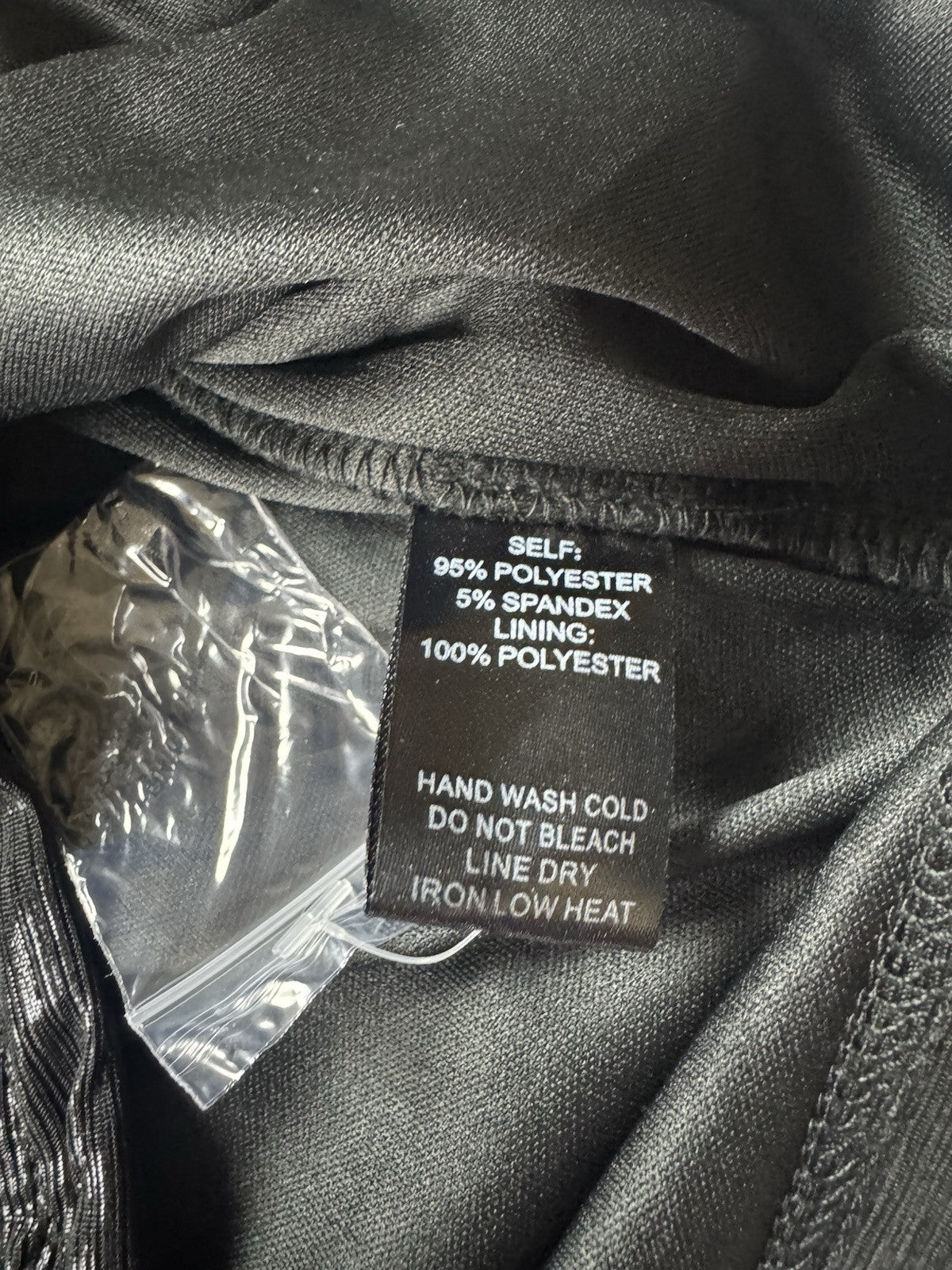 Mad For Love Black Long Sleeve Dress V-Neck Sz M