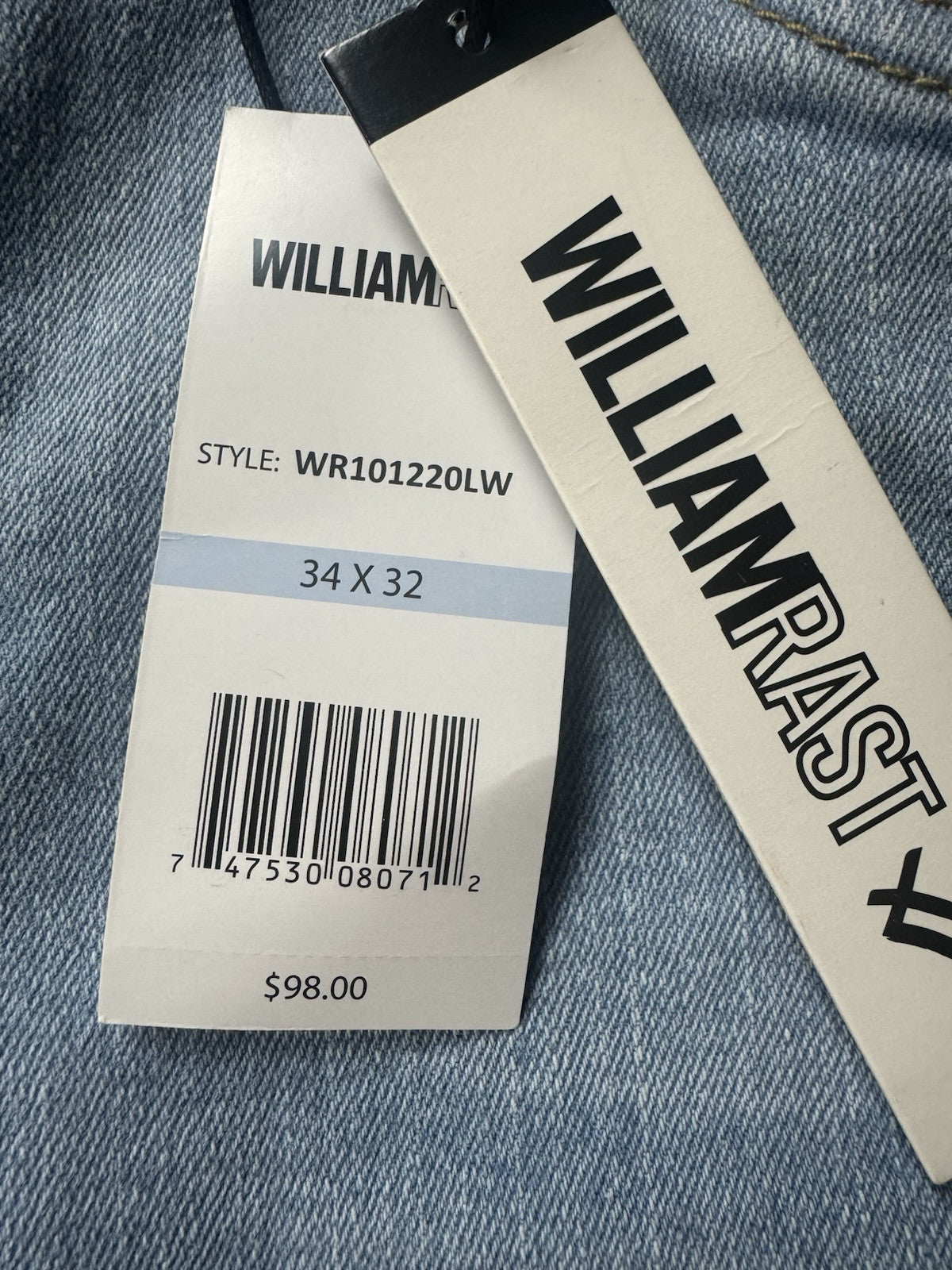 $99 William Rast Women’s Blue Jeans Sz 34/32. (B.94)