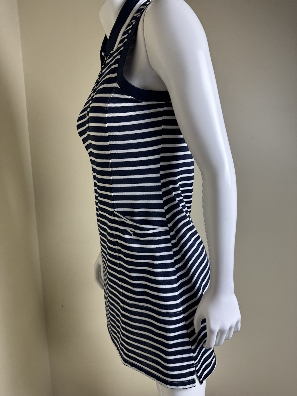 Puma Women’s Polo Stripes Dress W/ Shorts Sz S (B.43)