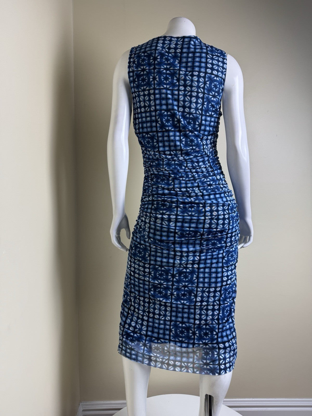 $119 Tommy Hilfiger Women’s Blouson Blue Dress Sz 14 (B.149)