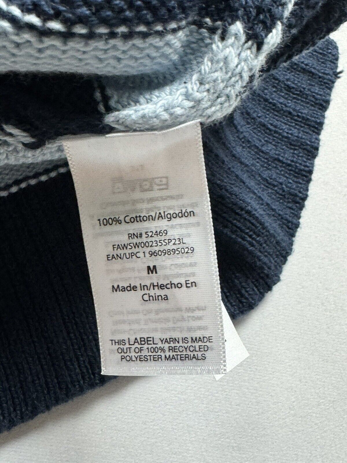 Free Assembly Women’s Knit Blue Dress Long Sleeve Sz M. (61)