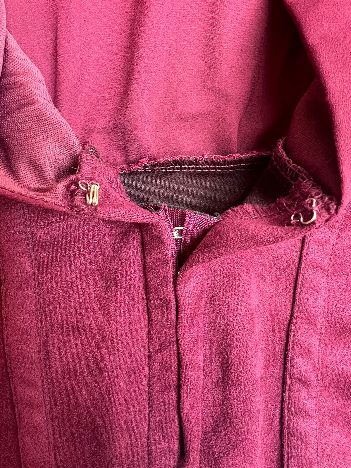 Madrag Women Size 3X Burgundy Top Long Sleeve Marron Blouse