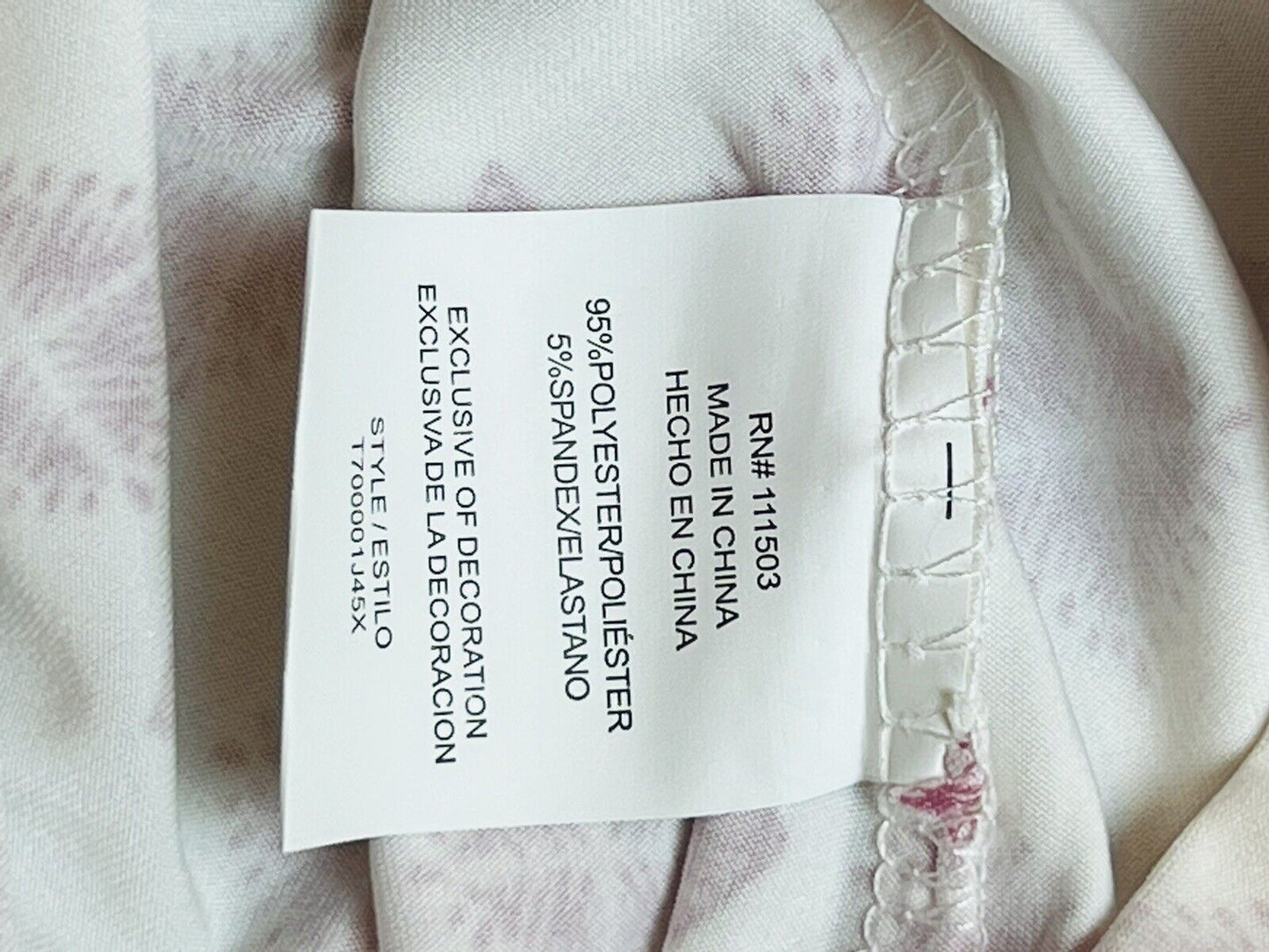AUW Women’s Pink Short Sleeve Blouse Sz 2X top