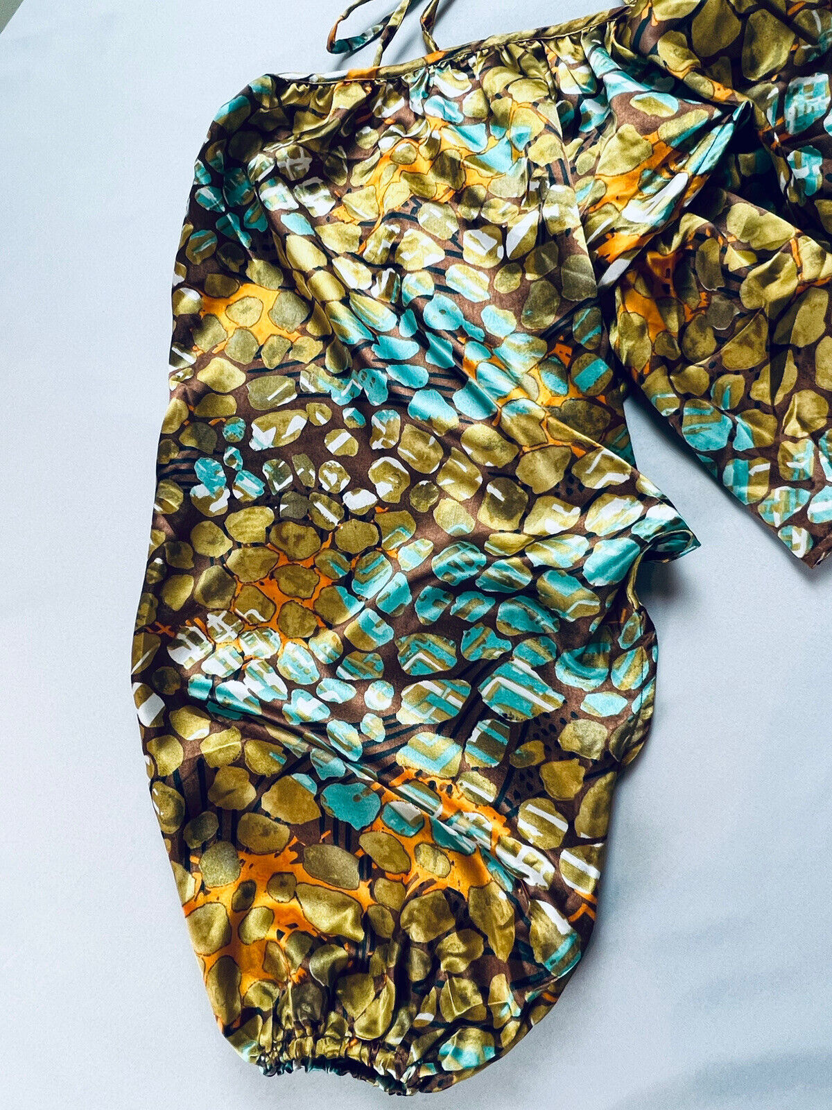 LIVE 4 TRUTH Multicolor Bell Sleeve Blouse Top Sz M