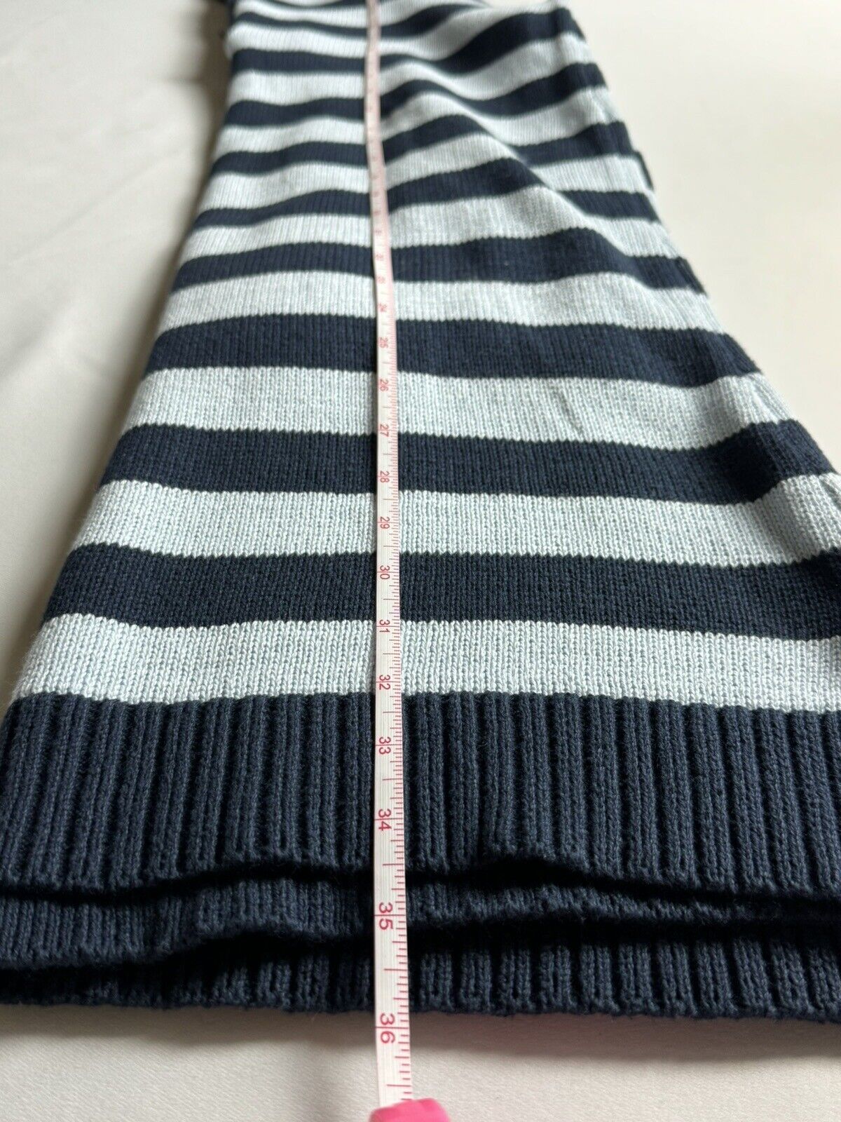 Free Assembly Women’s Knit Blue Dress Long Sleeve Sz M. (61)