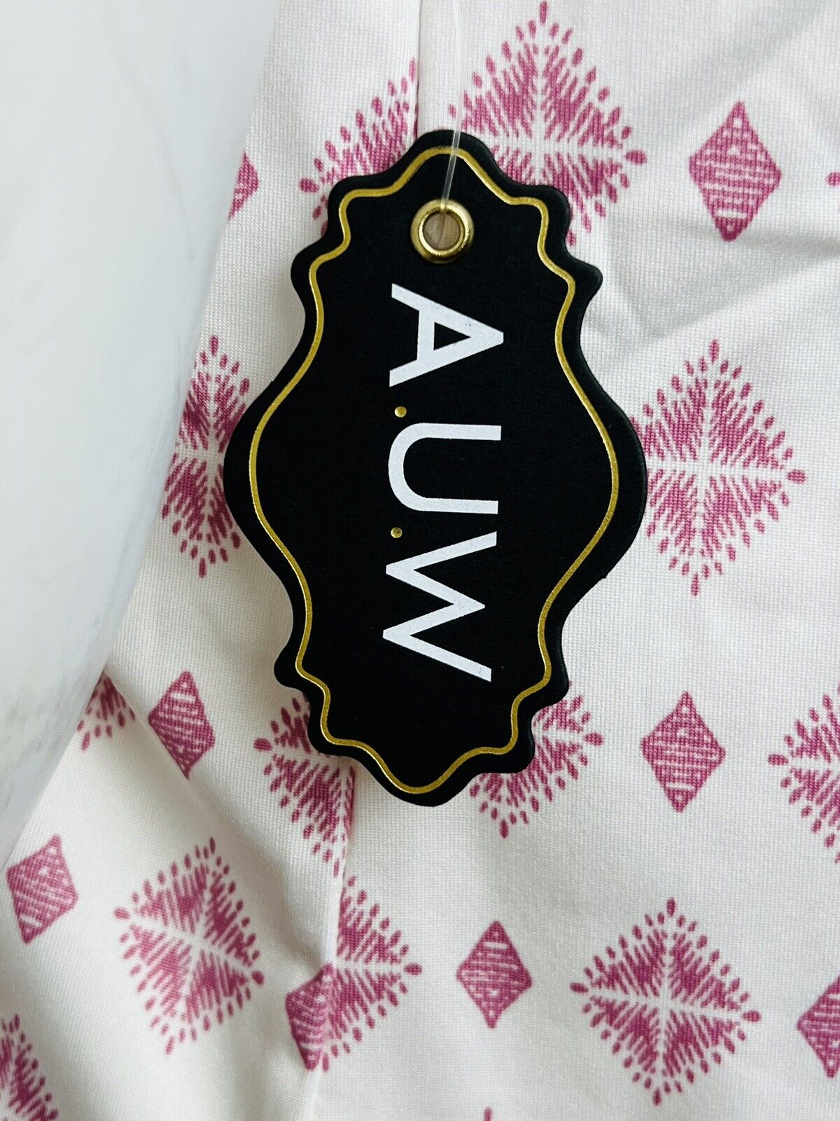 AUW Women’s Pink Short Sleeve Blouse Sz 2X top