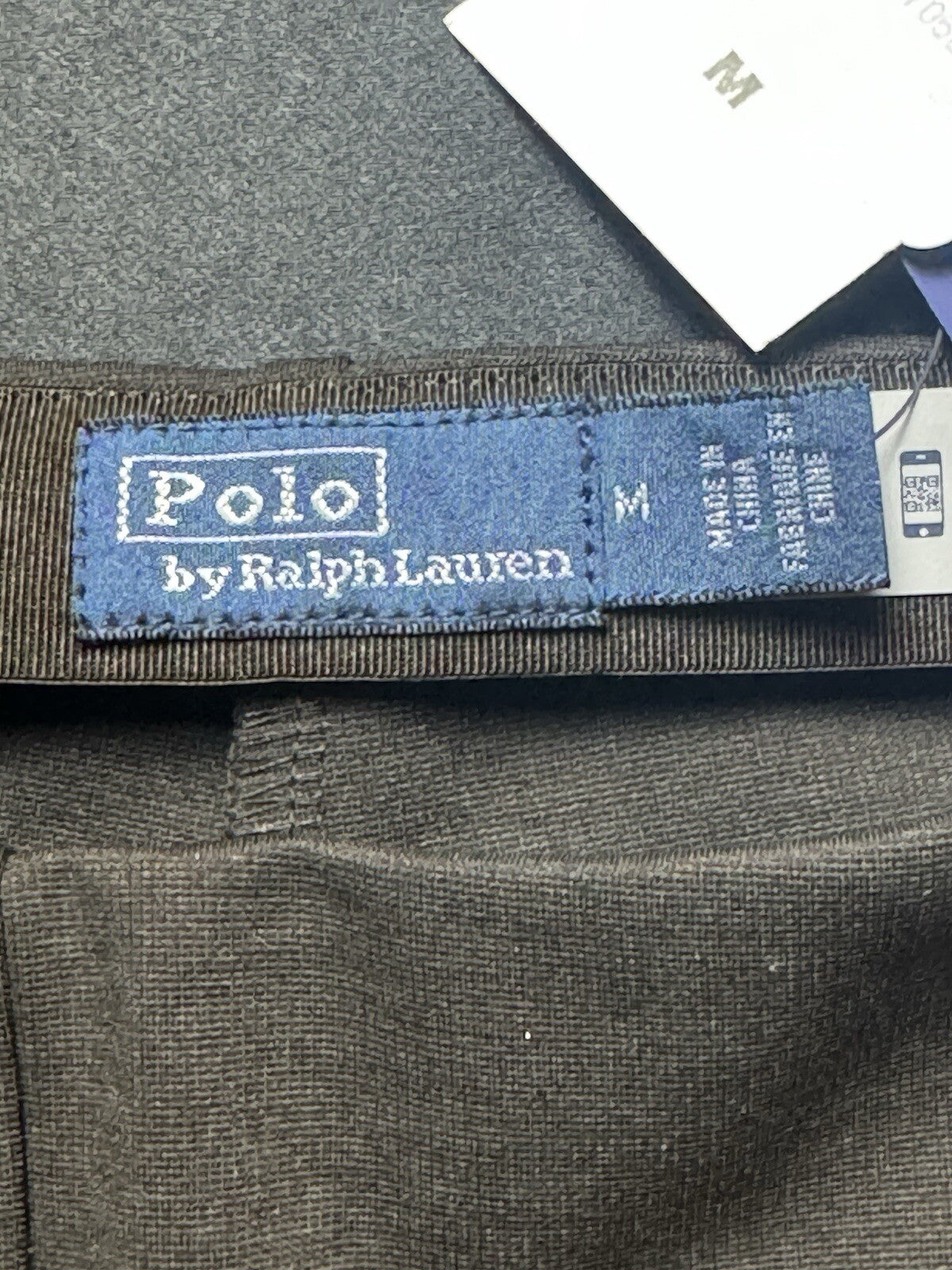 $298 Polo Ralph Lauren Women’s Brown Stuart Up Pants Sz M.     (B.81)