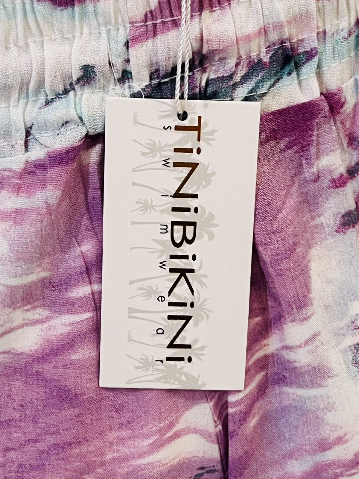 TINIBIKINI Women's Swimsuit Cover-Up Board Swim Shorts Sz M