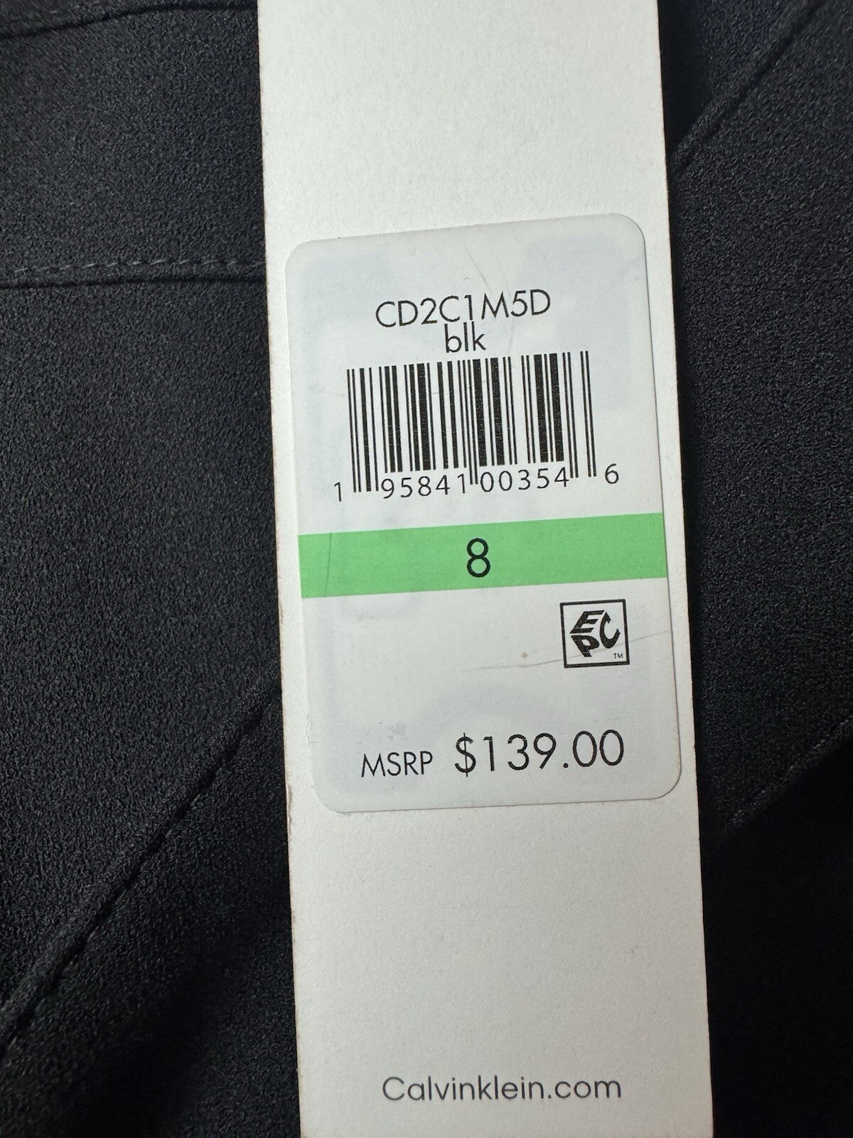 $139 Calvin Klein Jumpsuit Pants Women's Size 8 Sleeveless Top (B.143)