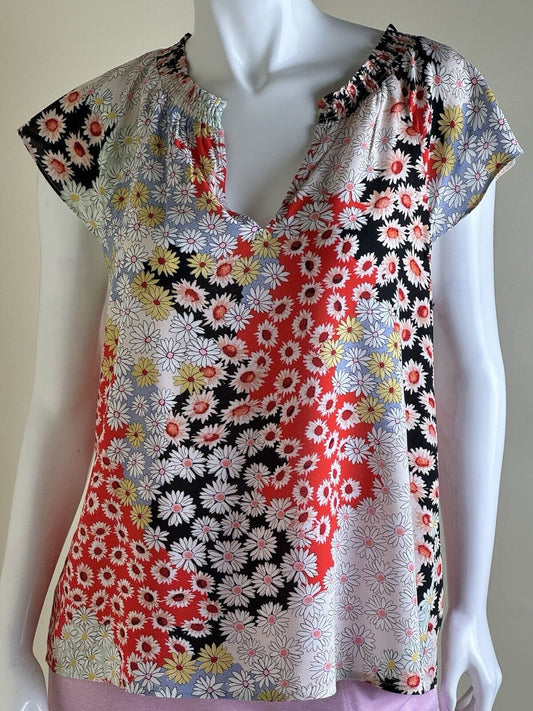 $84 Sanctuary Women’s Floral Blouse Top Size L. (B.66)