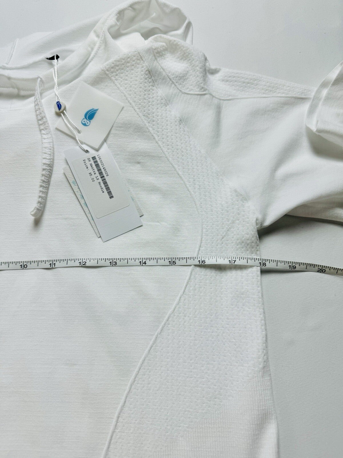 Sport Haley Women's Golf Hooded Sweatshirt White Sz L. (B.107)