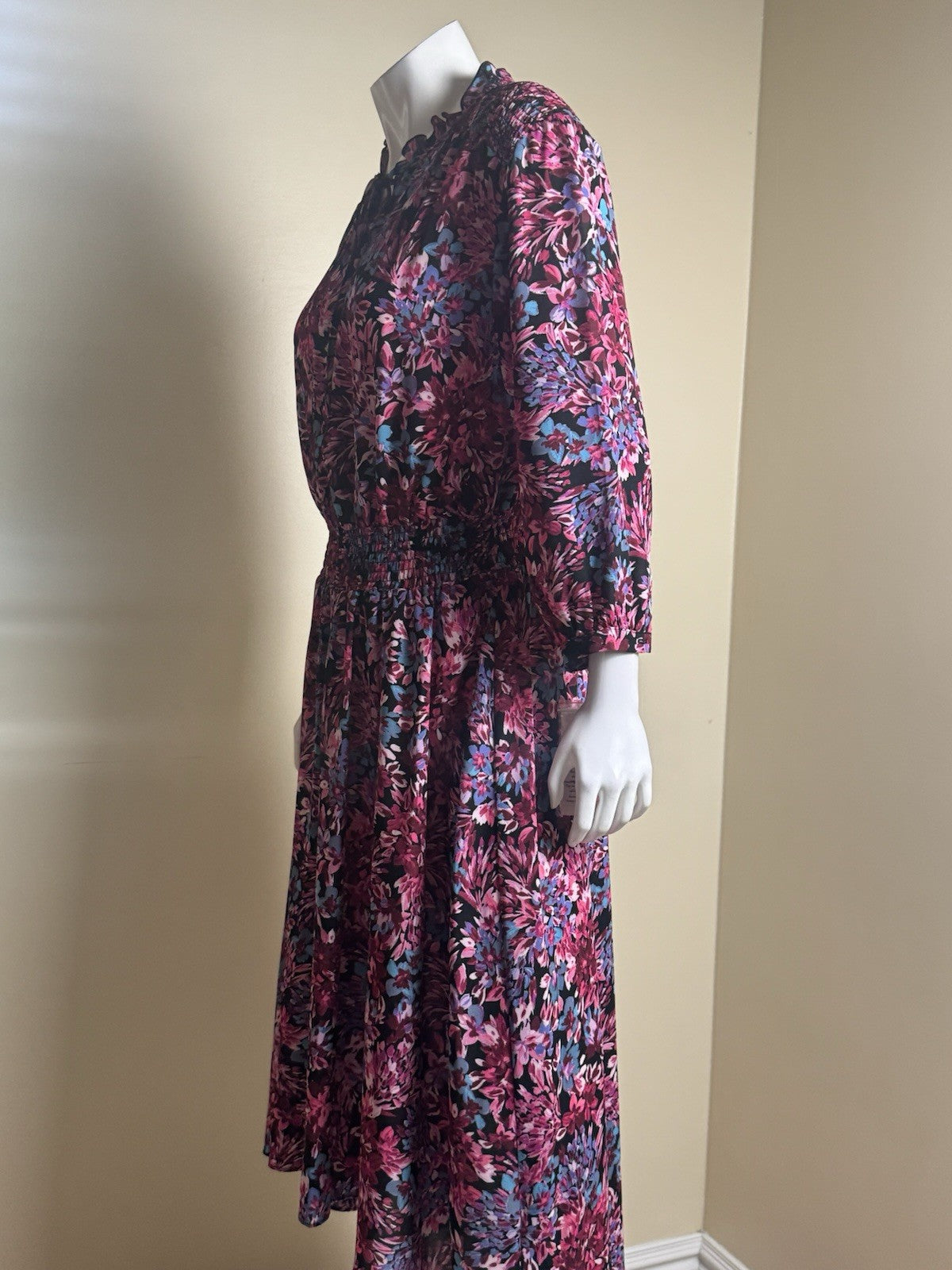 $138 NANETTE LEPORE Floral Maxi Long Dress Sz 10       (B.173)