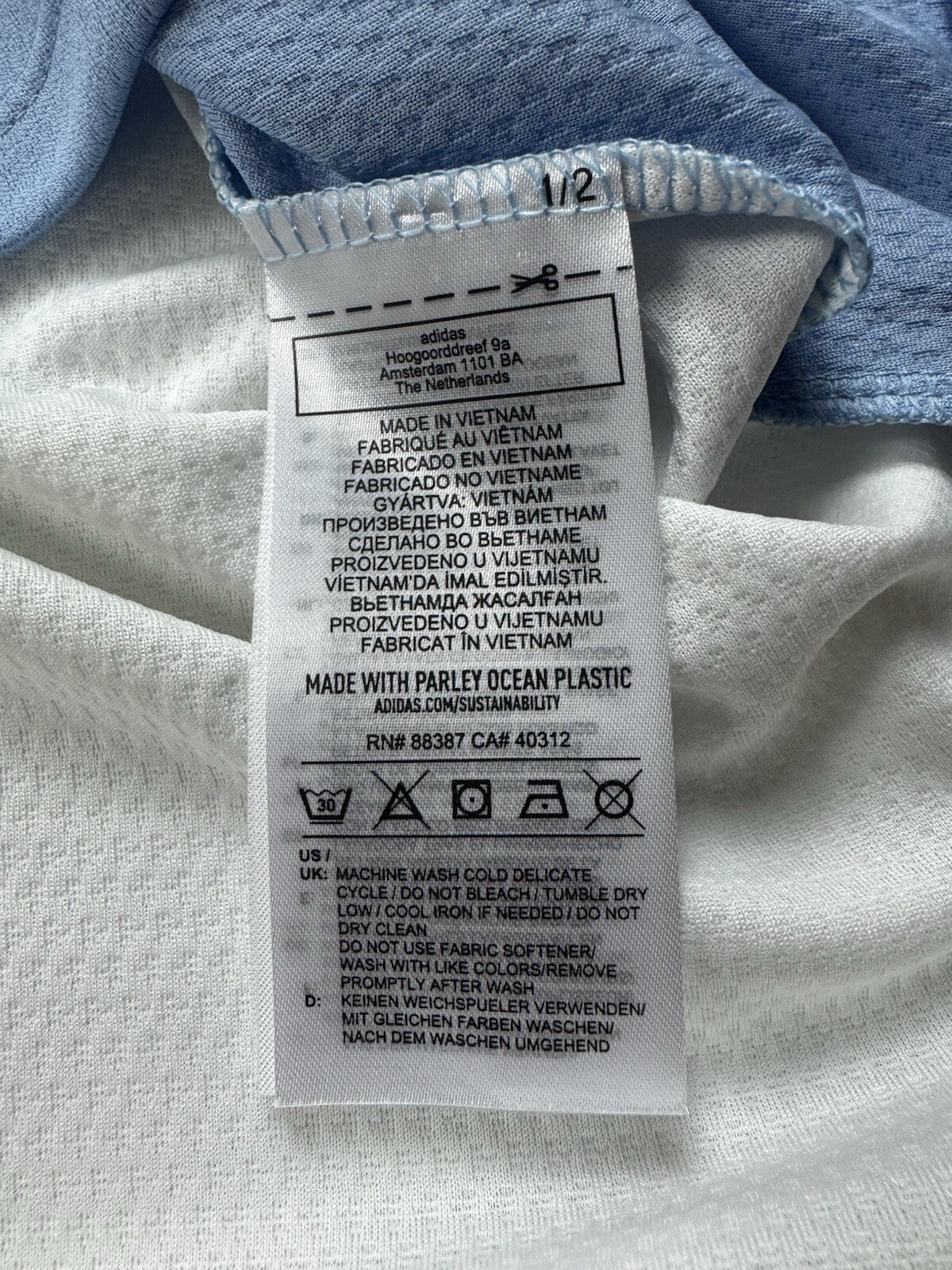 Adidas Women’s Polo Golf Shirt SZ M Climacool  (B.135)