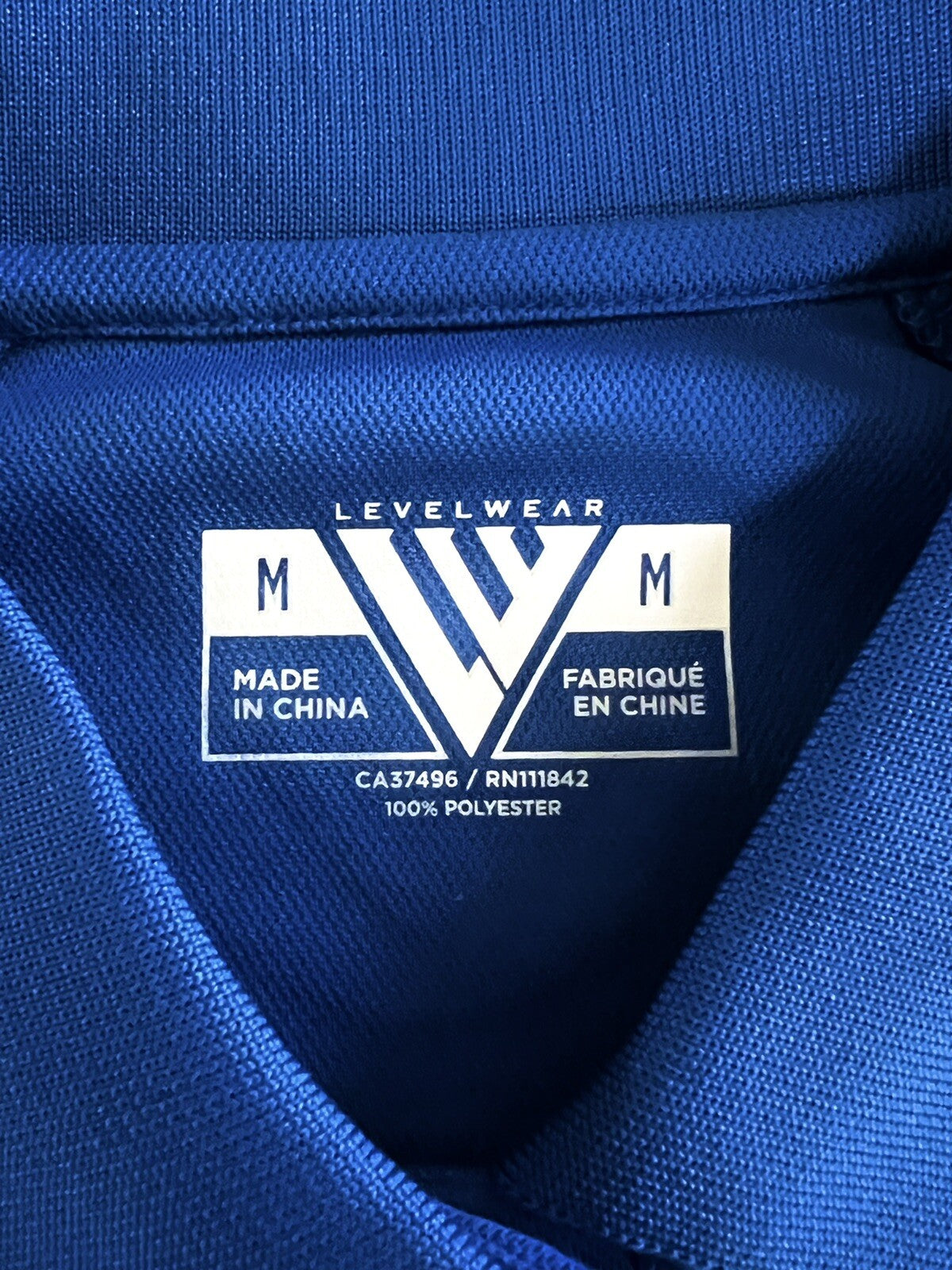 LevelWear Women's Golf Polo Shirt Blue Sz M (16)