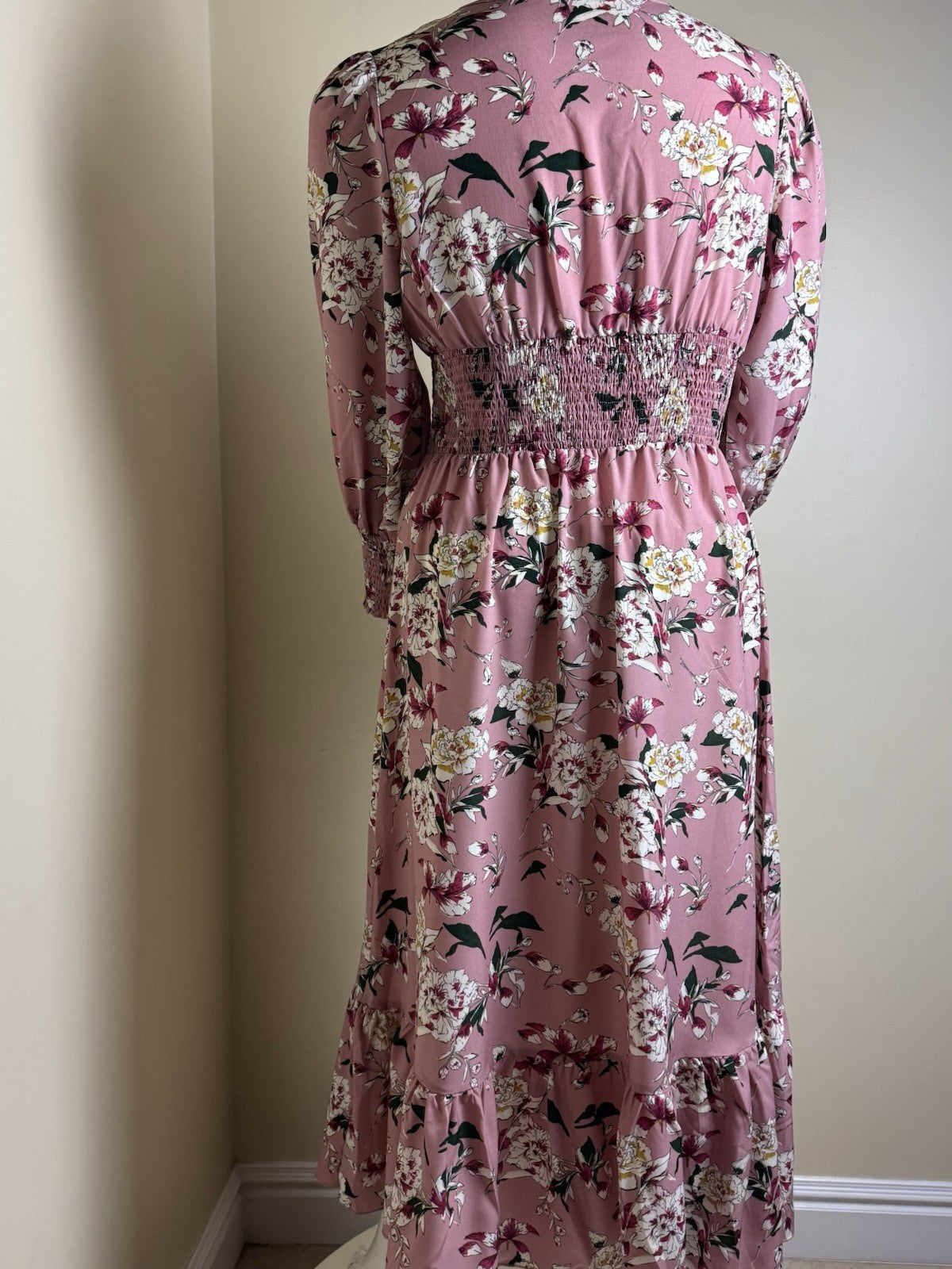 Women's Multi Floral Dress Sz XL       (B.168)