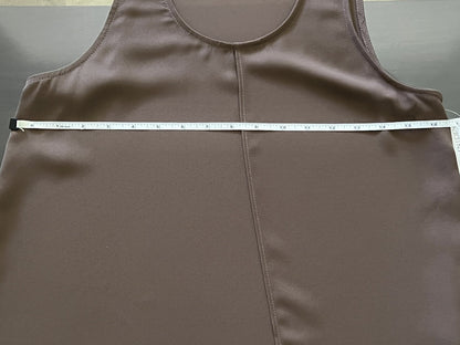 KAREN KANE Women’s Sleeveless Blouse Brown Sz XS (16)