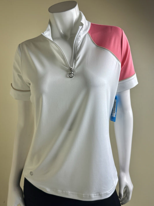 GG Blue Women's Jesse Golf Polo Shirt Sz M. (B.144)