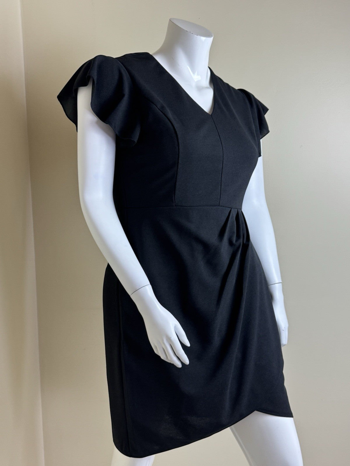 Manydress Women’s Black Midi Dress Sz XL.      (B.181)