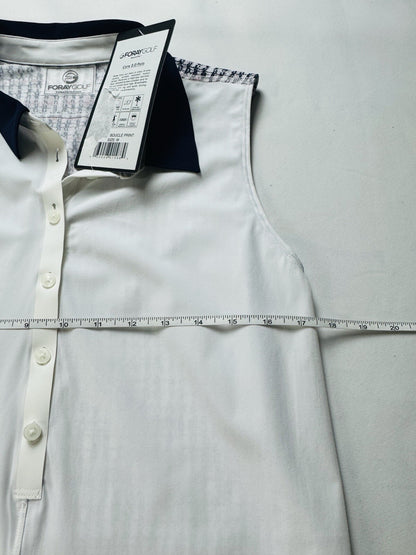 Foray Golf Womens Sleeveless Golf Polo Shirt. Sz M.   (B.139)