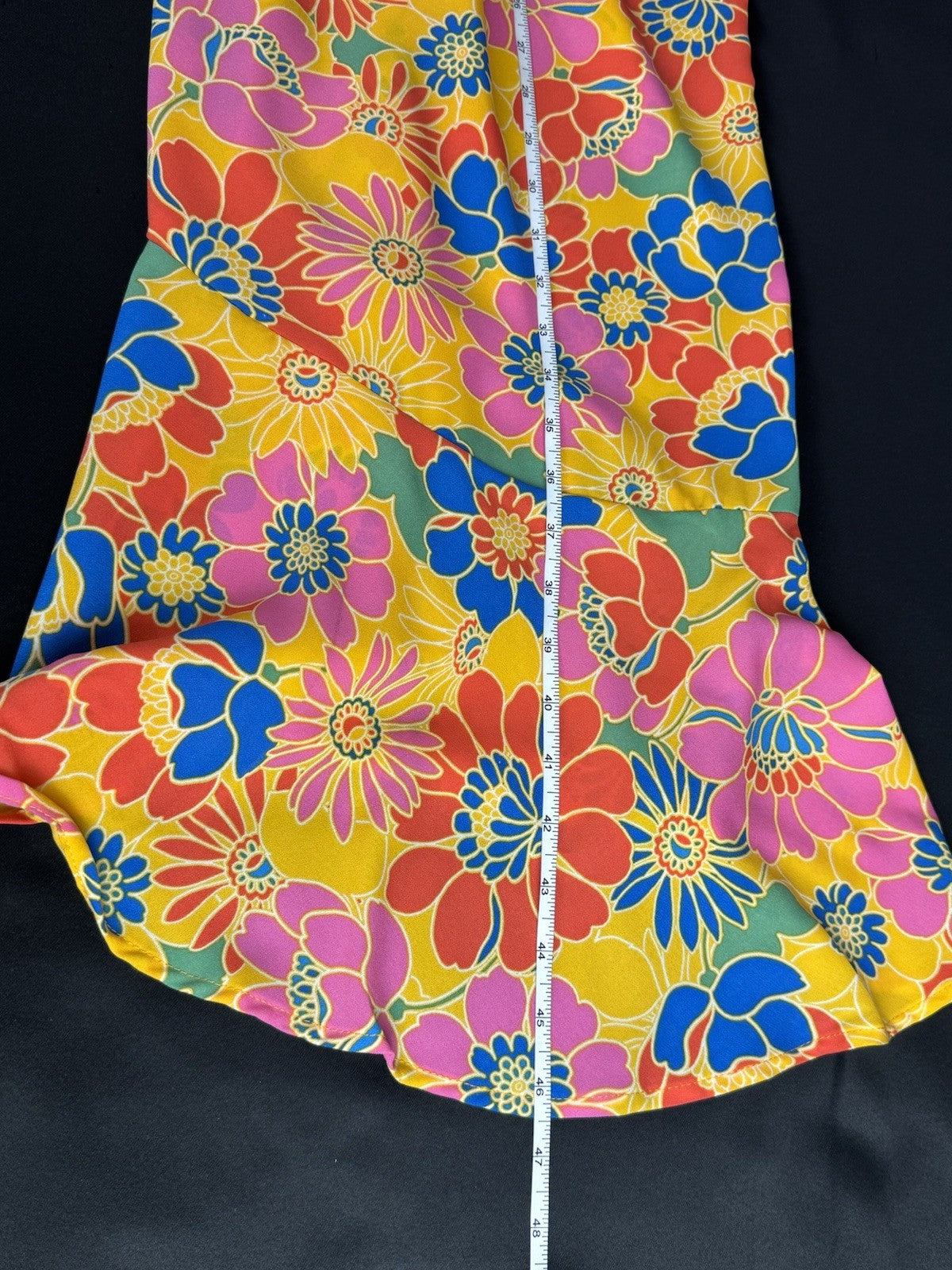 Sugar Lips Maxi Dress Multi Floral Sz XS    (B.176)