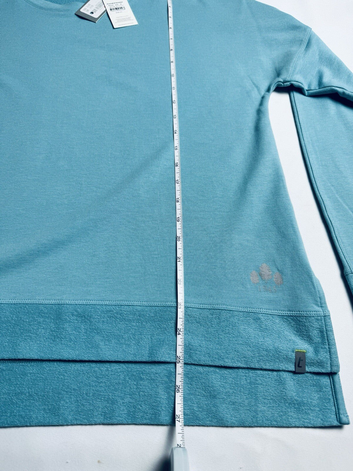 TASC Women’s Long Sleeve Shirt Organic Cotton Sz XL Blue   (B.119