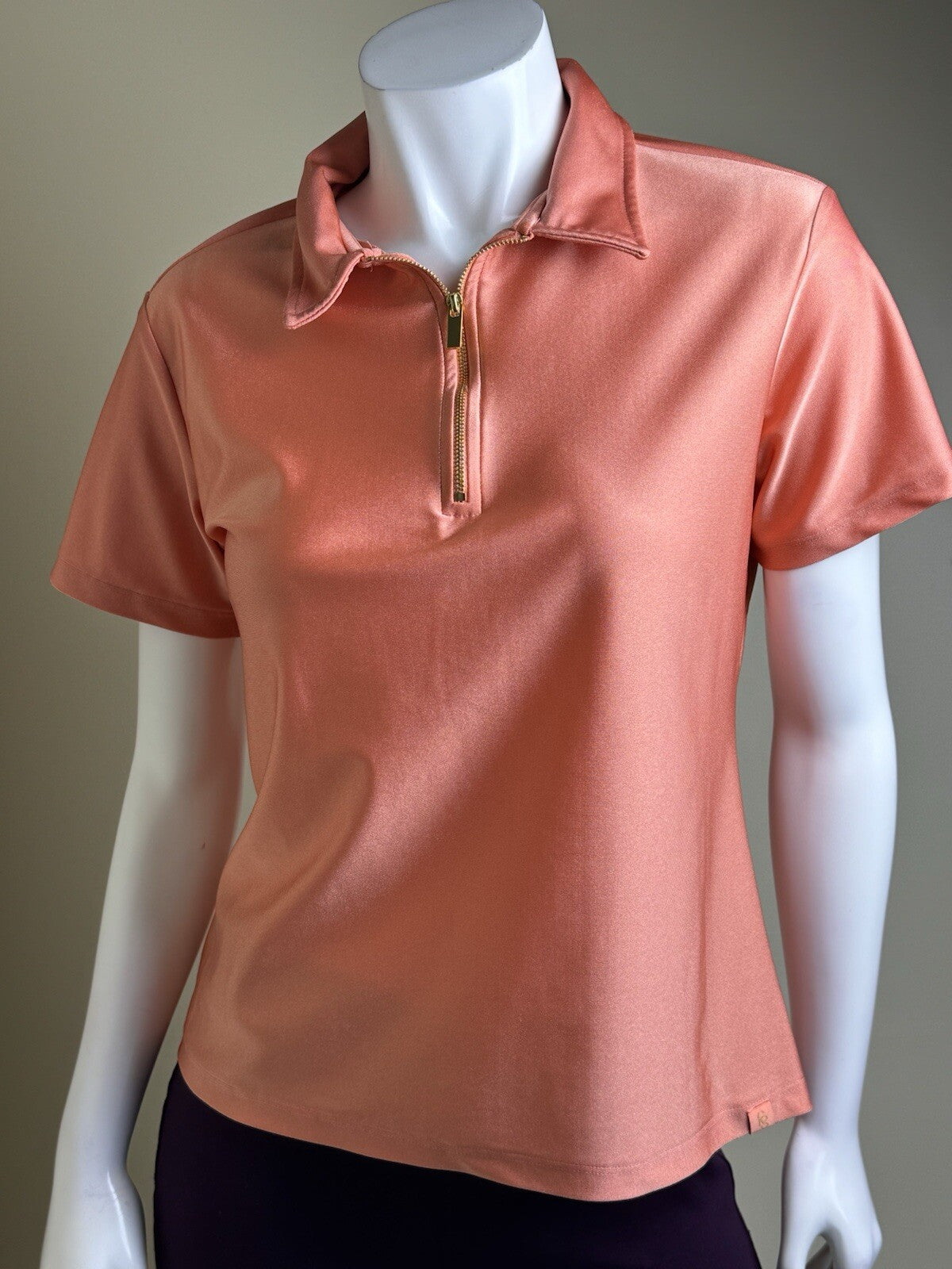 FIA Green California Women’s Top Sz M Golf Shirt. (B.95/1)
